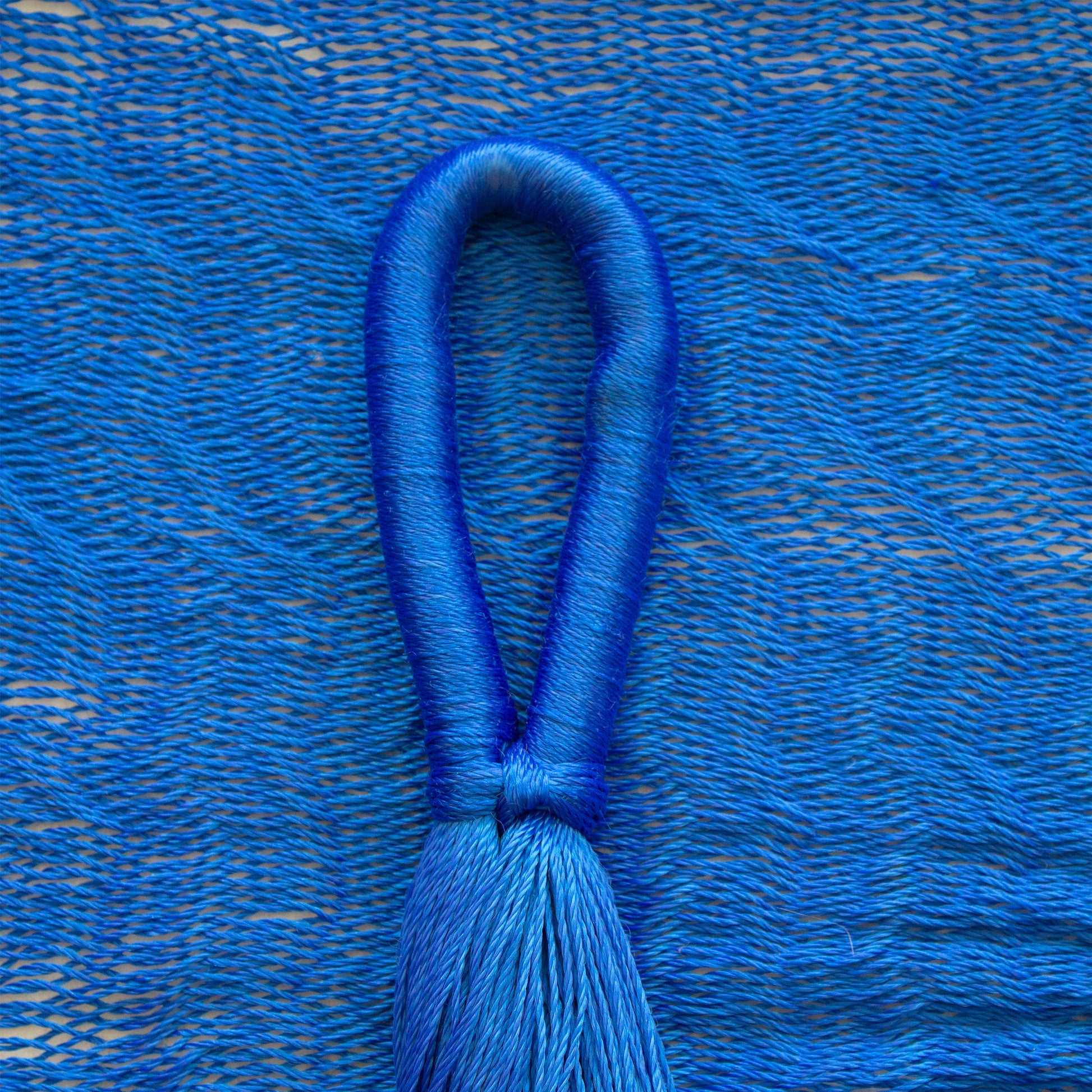 Hamaca Tradicional de Nylon Matrimonial Azul Eléctrico