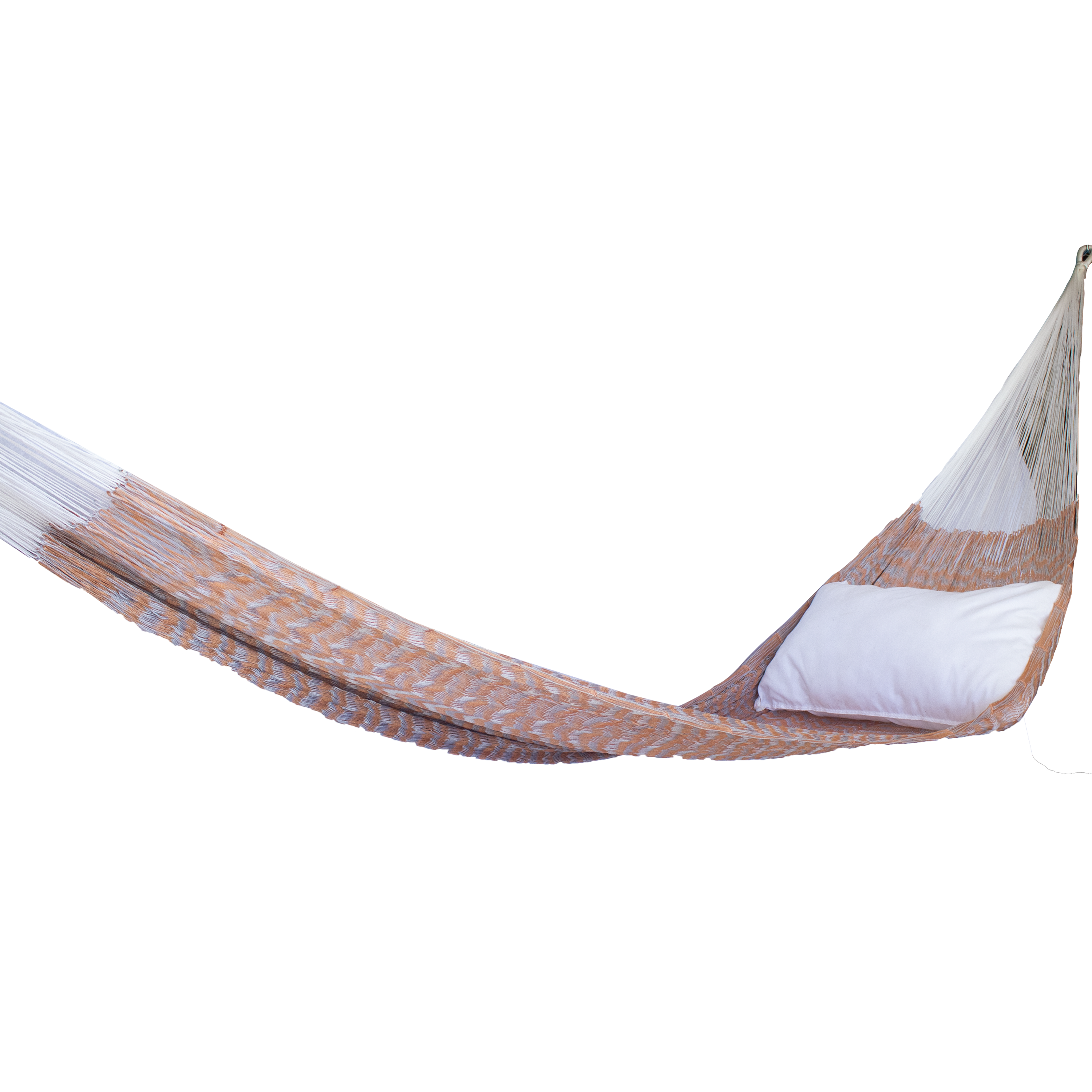 Hamaca Individual Nylon Plata-Melón