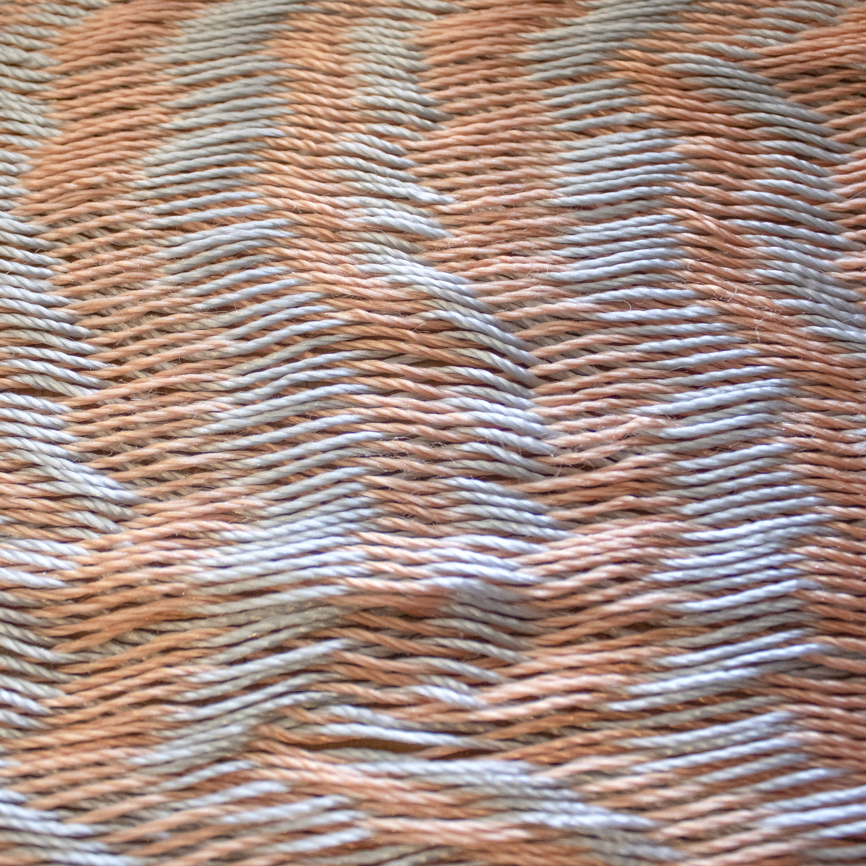 Hamaca Individual Nylon Plata-Melón
