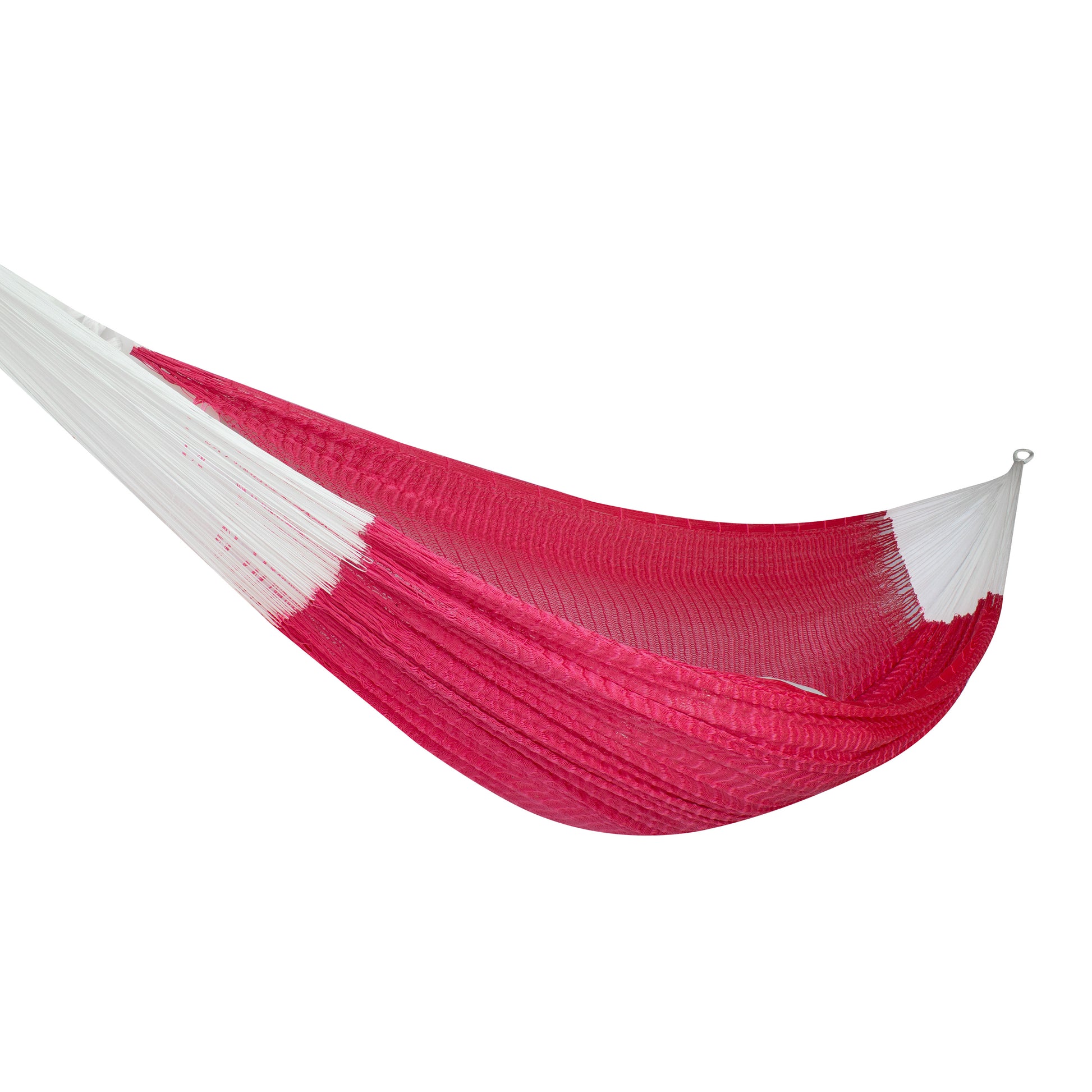 Hamaca Tradicional Matrimonial de Nylon Rosa