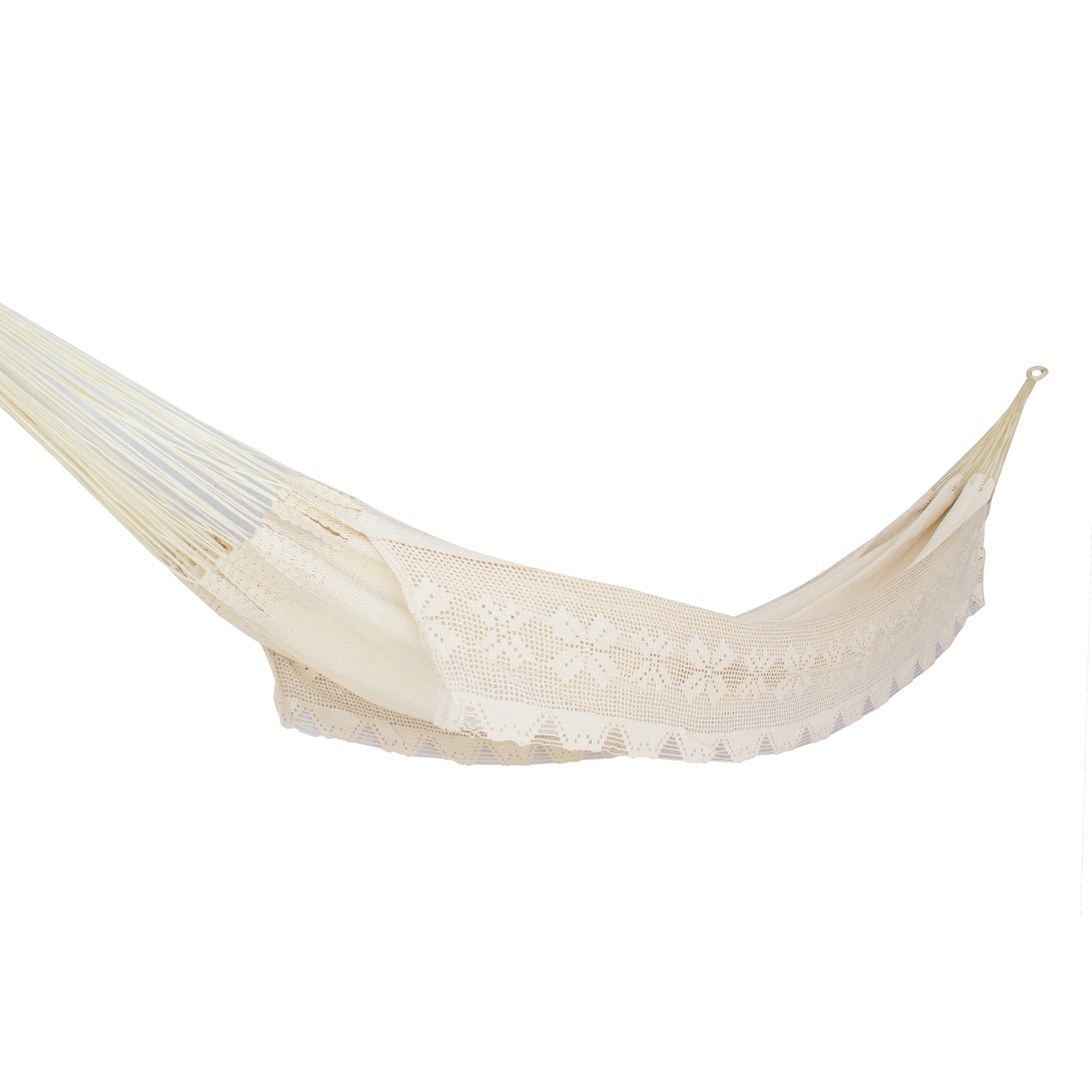 Hamaca de Tela Mixta Premium Estándar Natural