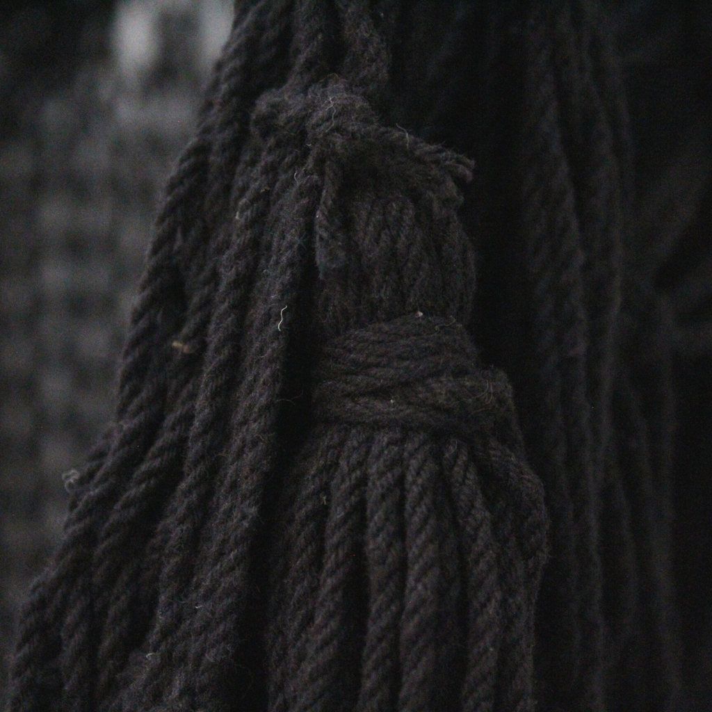 Columpio Maya Algodón Negro