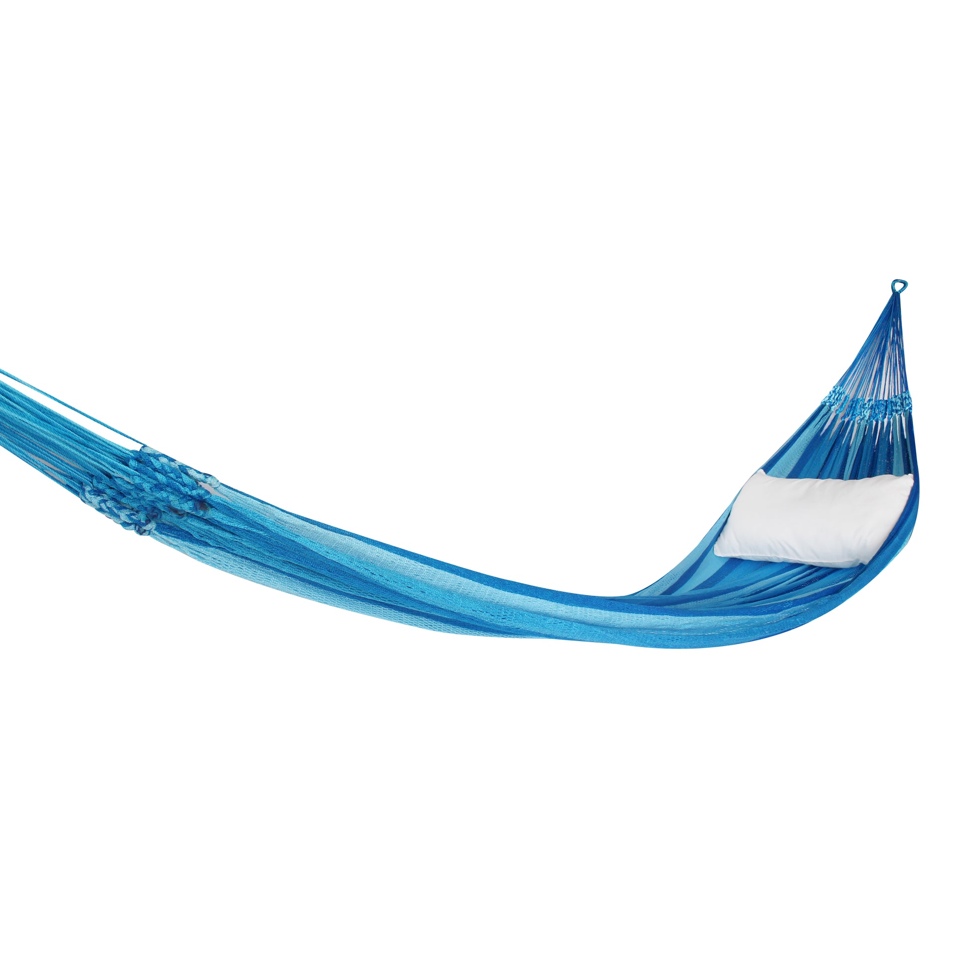 Hamaca Cenote Nylon Azules Estándar