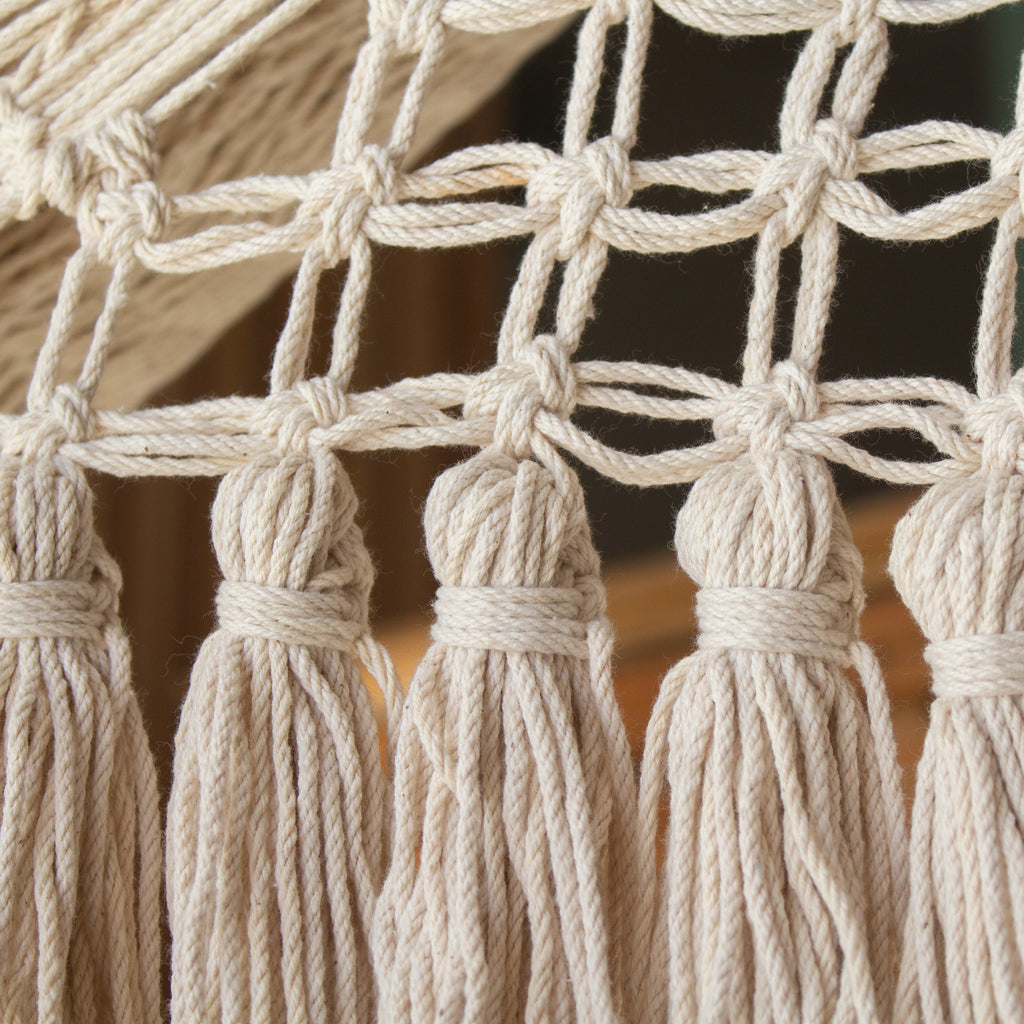 Hamaca Marquesa con Macramé Natural Estándar