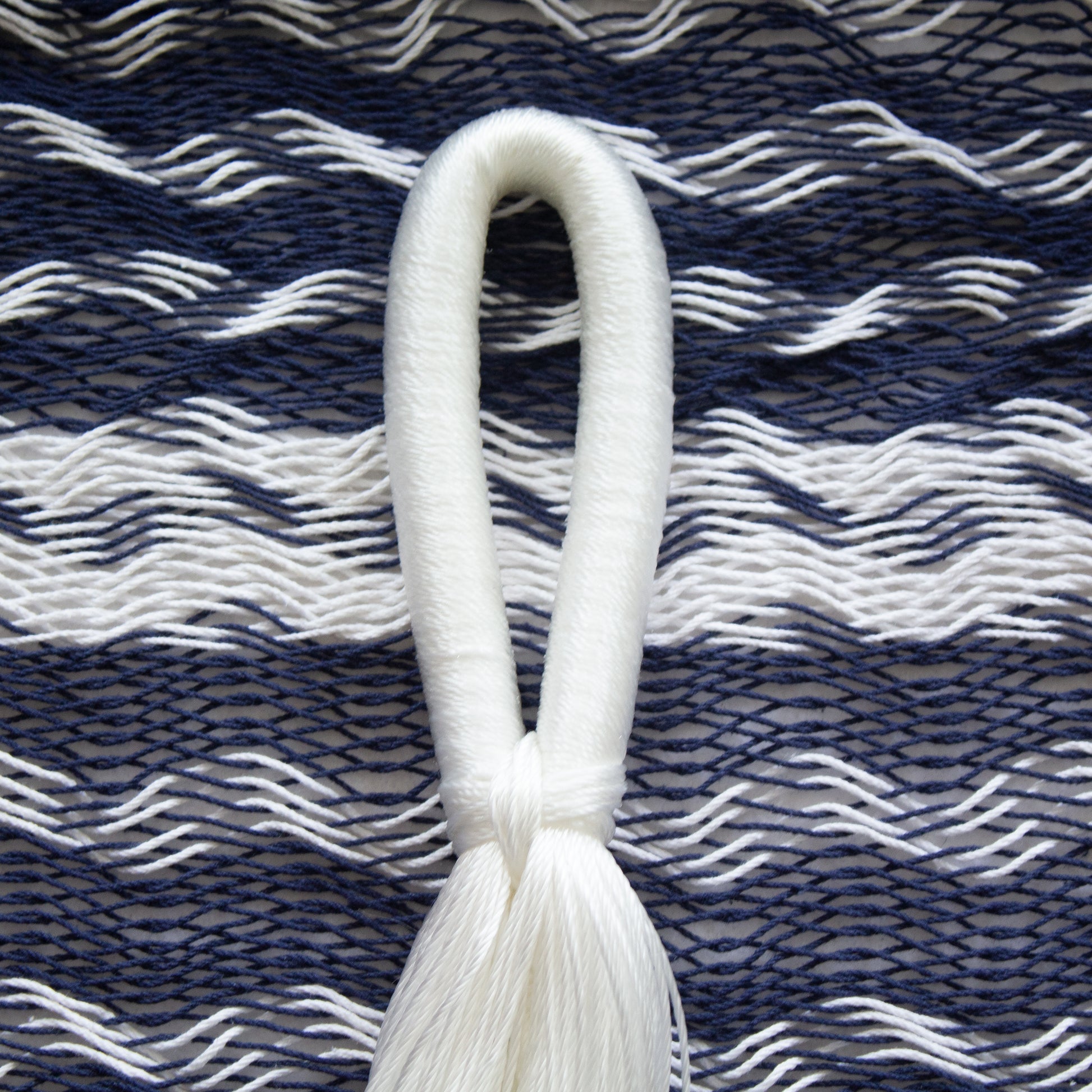 Hamaca Tradicional Matrimonial Algodón Azul eléctrico-Blanco