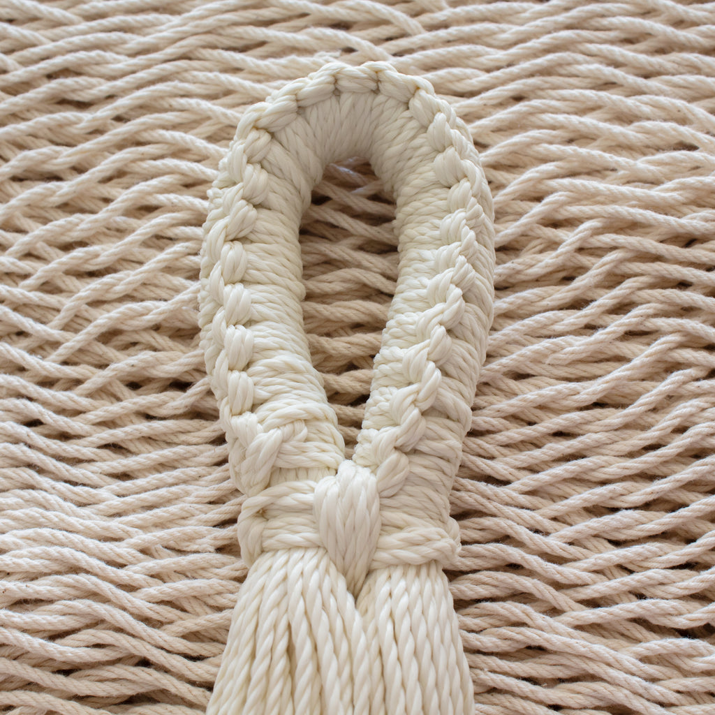 Hamaca Marquesa con Macramé Natural Estándar