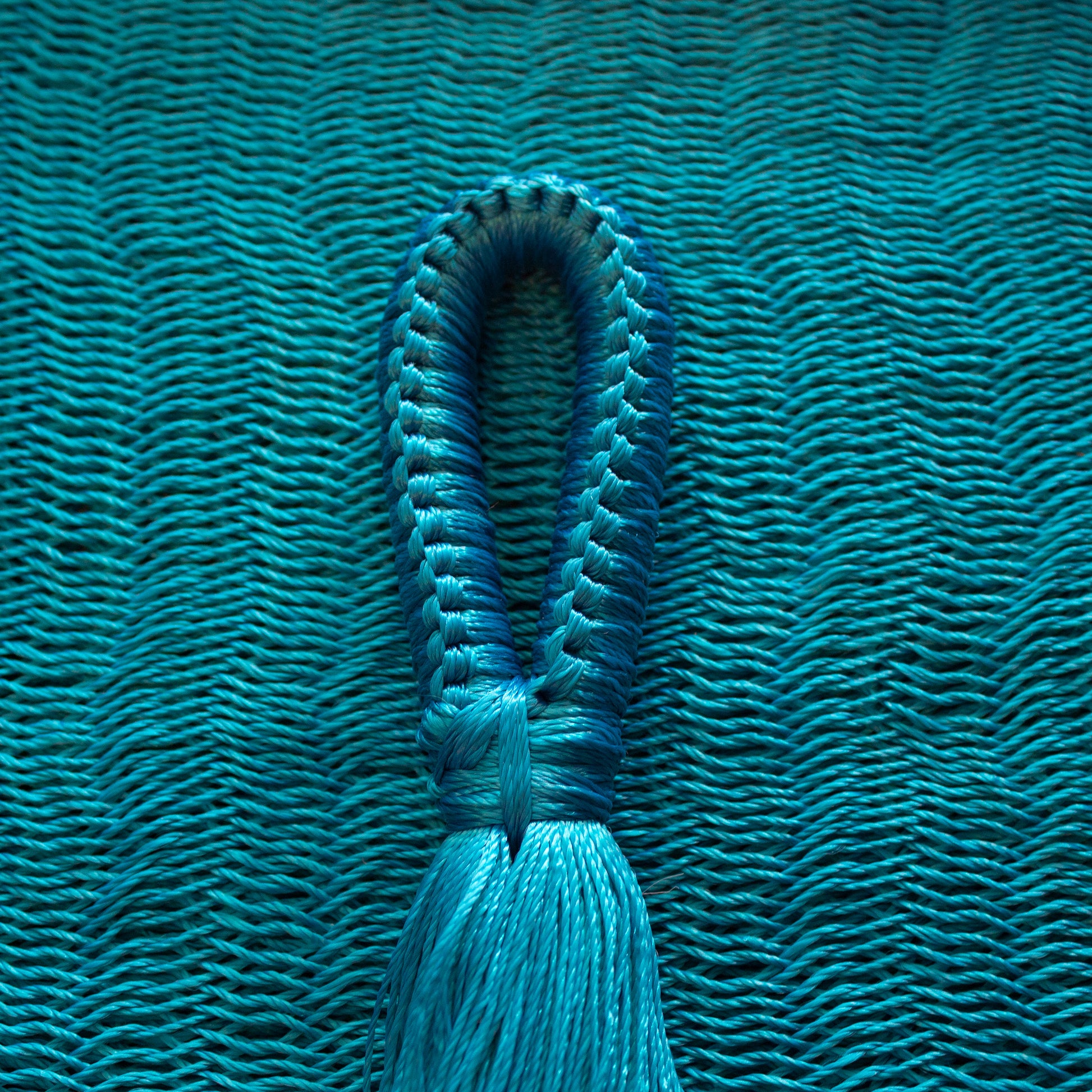Hamaca Tradicional Matrimonial de Nylon Turquesa