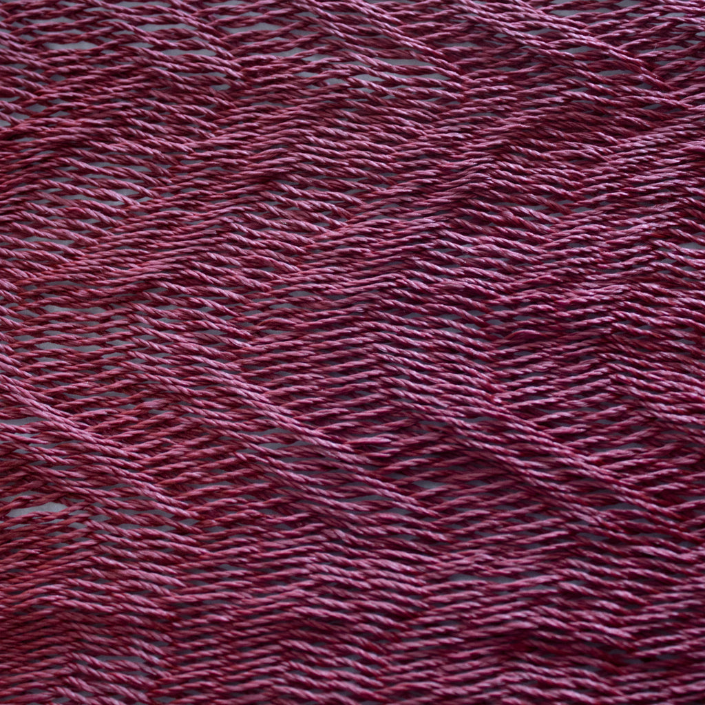 Hamaca Tradicional Matrimonial de Nylon Rojo Vino