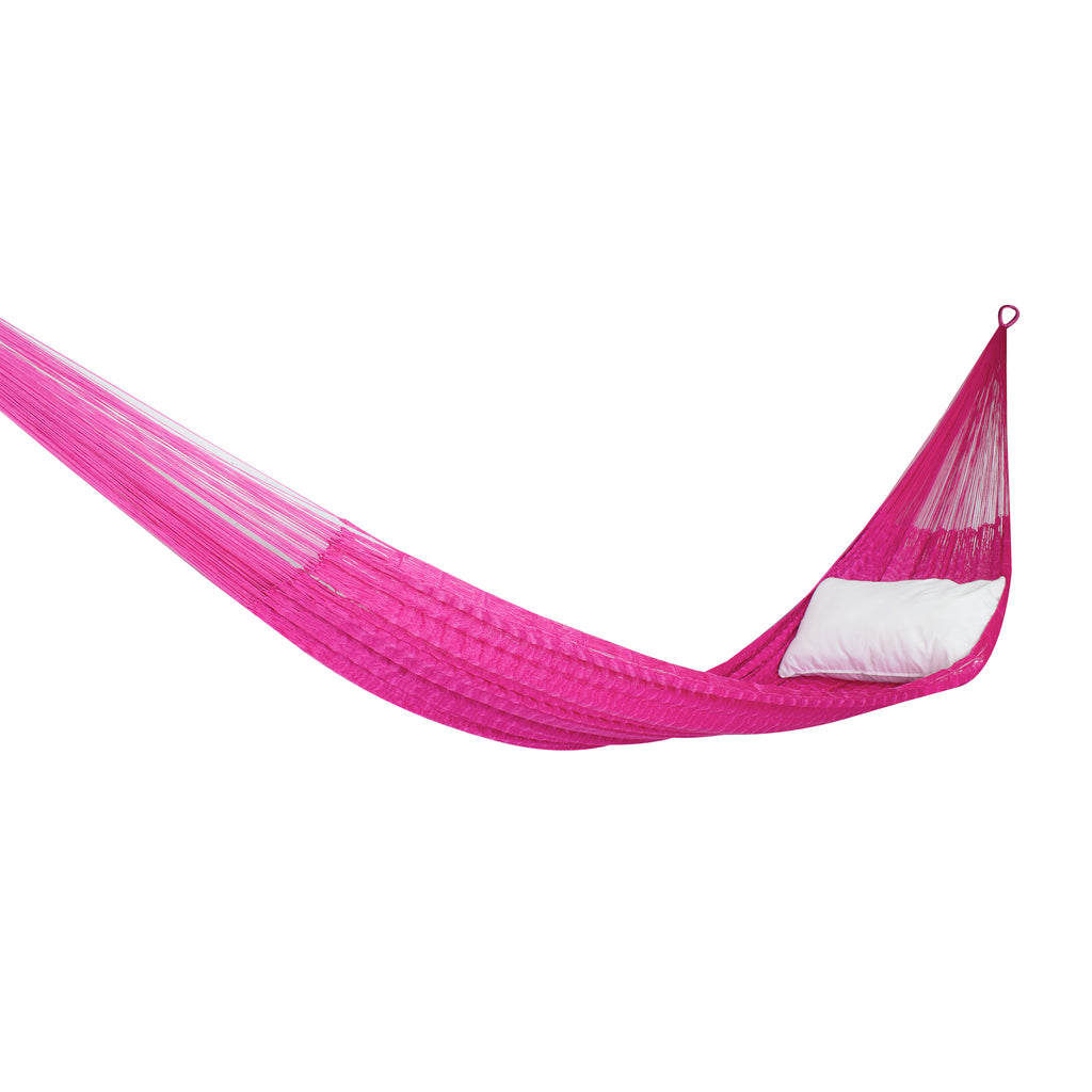 Hamaca Tradicional de Nylon King Size Fucsia