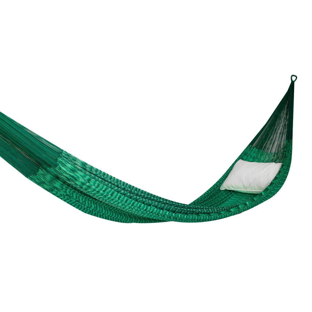 Hamaca Tradicional de Nylon King Size Verdes