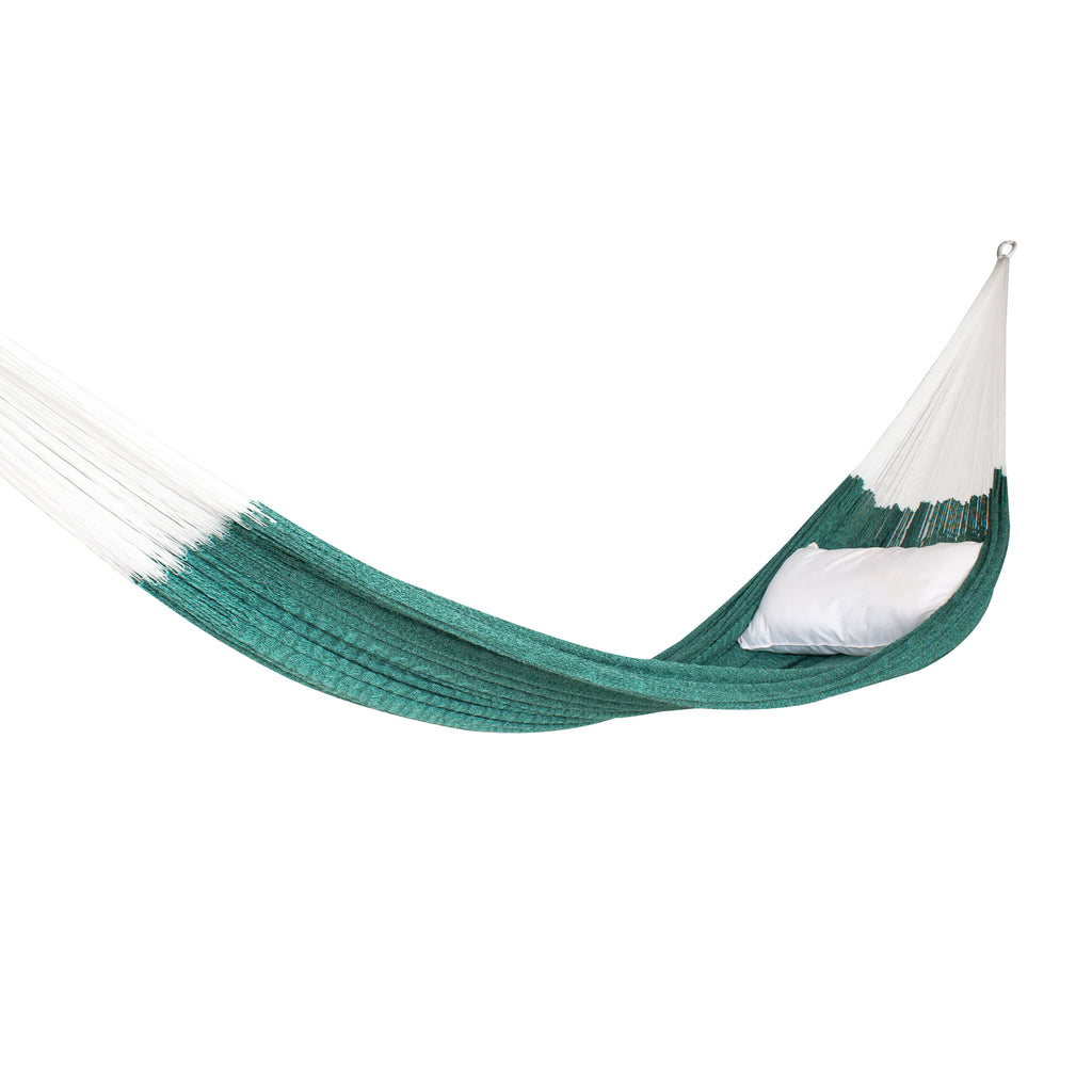 Hamaca Tradicional Algodón Premium King Verde Aqua