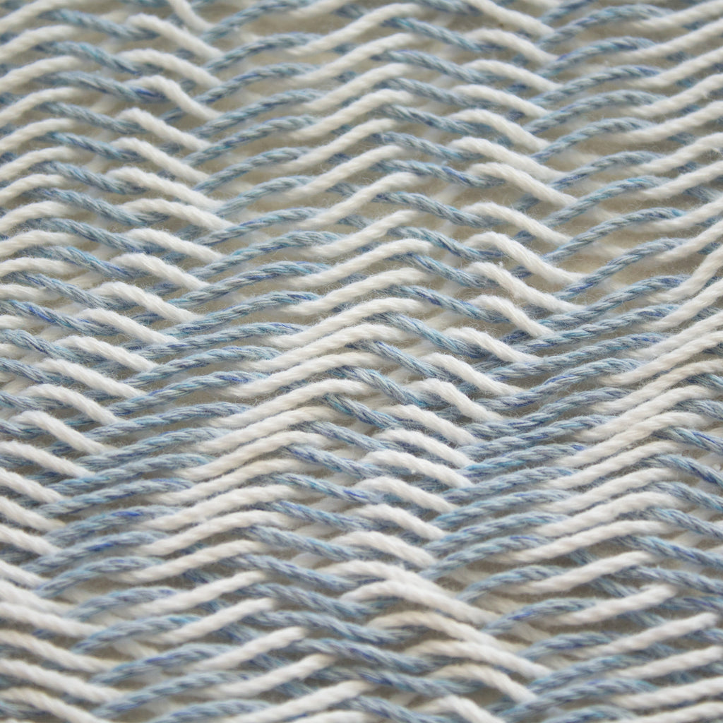 Hamaca Tradicional Premium Matrimonial Blanco-Azul