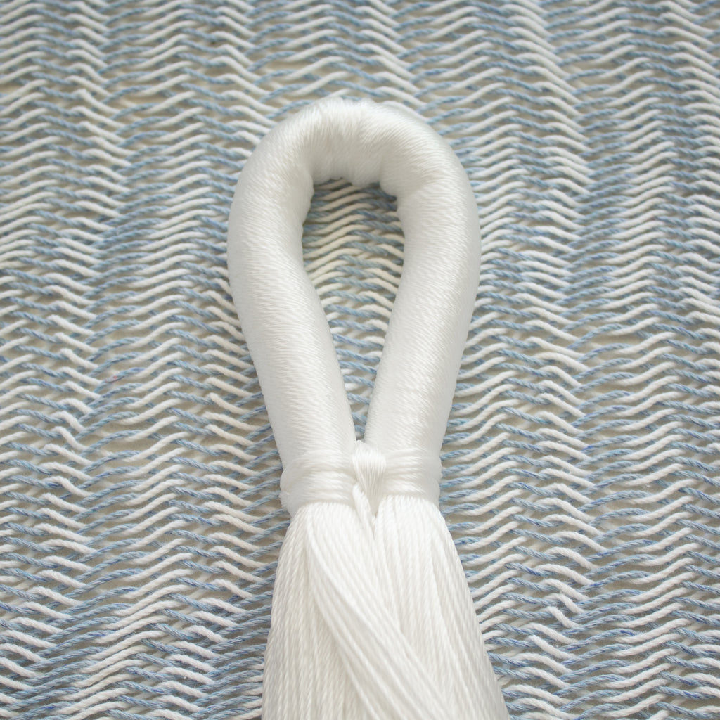 Hamaca Tradicional Premium Matrimonial Blanco-Azul