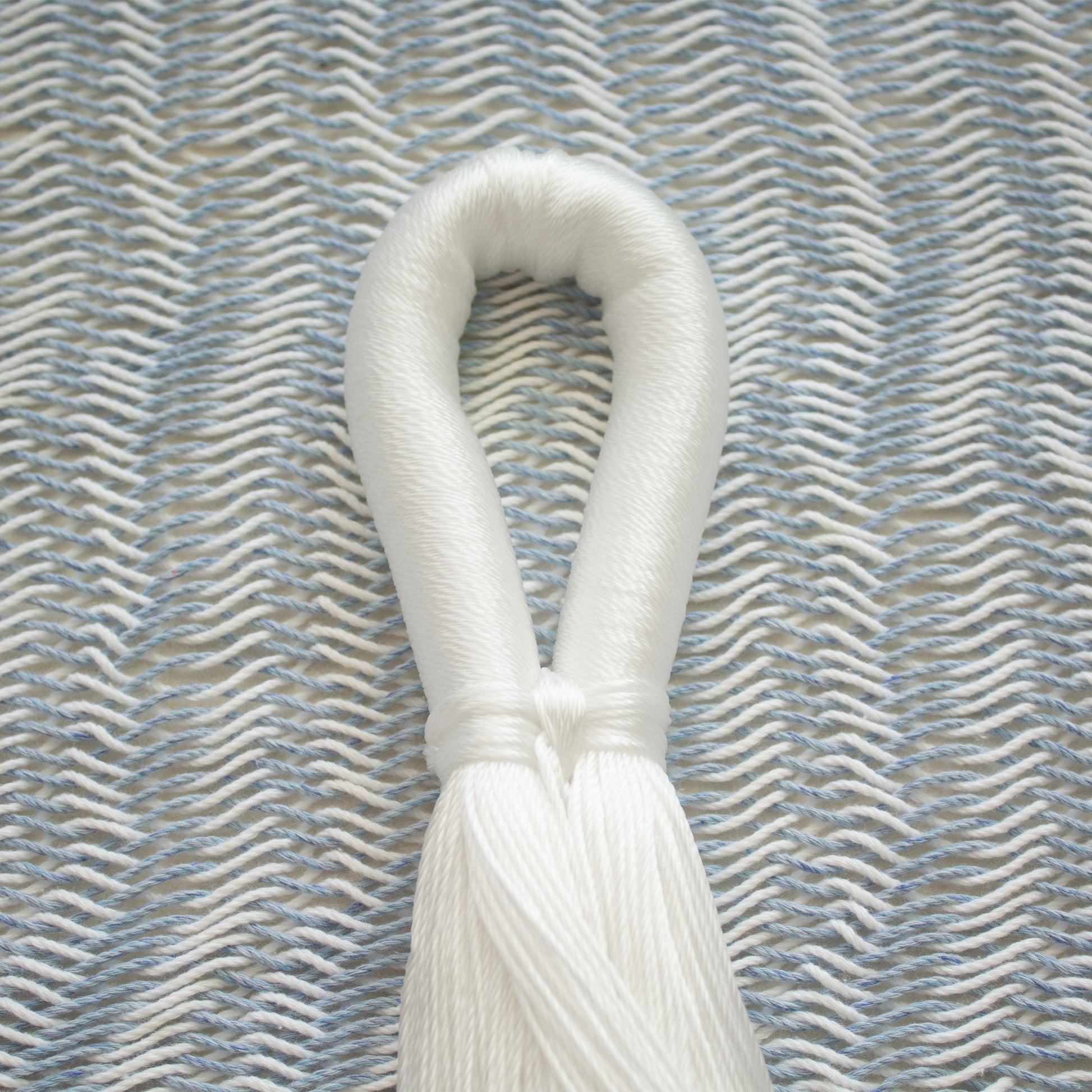 Hamaca Tradicional Premium Matrimonial Blanco-Azul