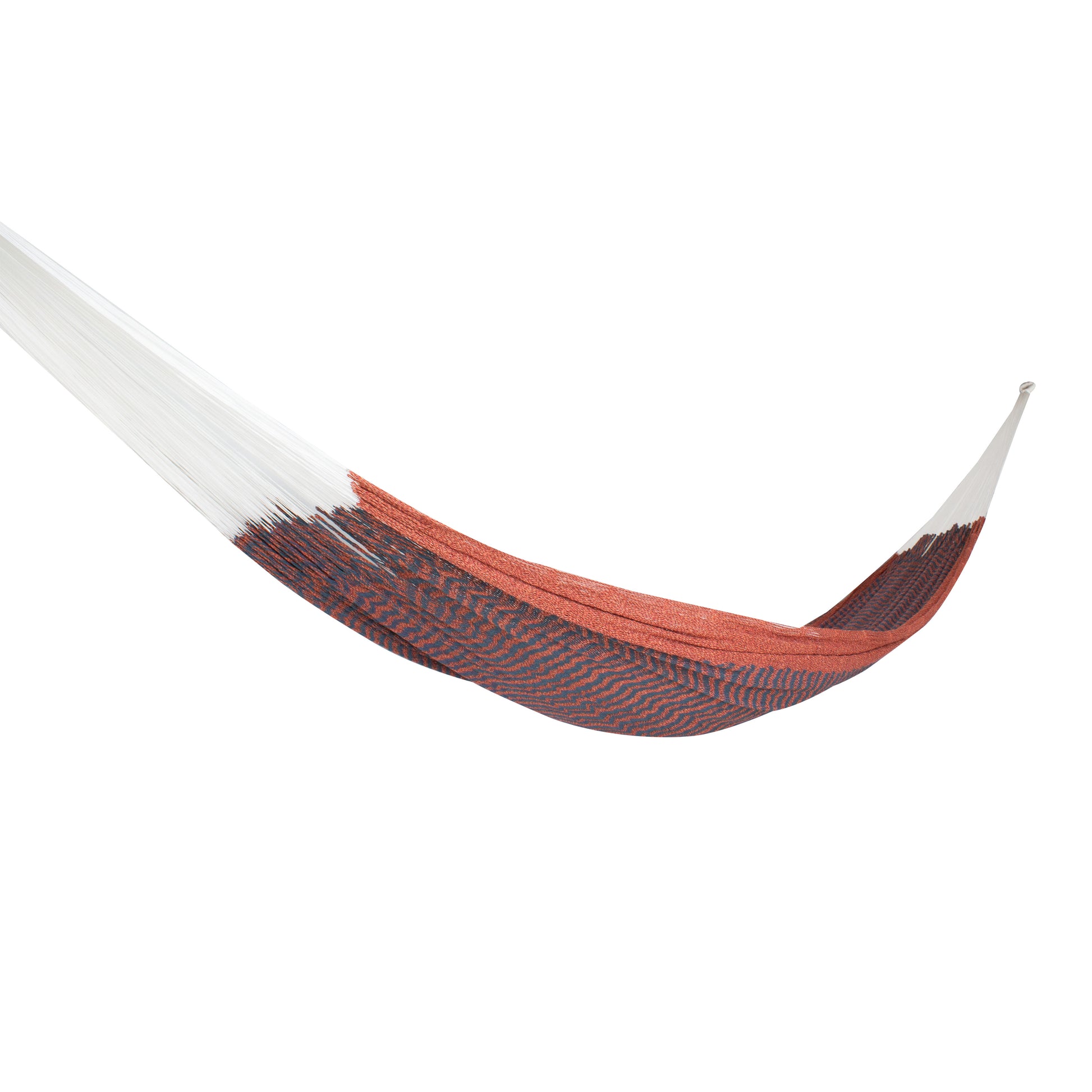 Hamaca Tradicional Algodón Premium King Size Azul-Naranja