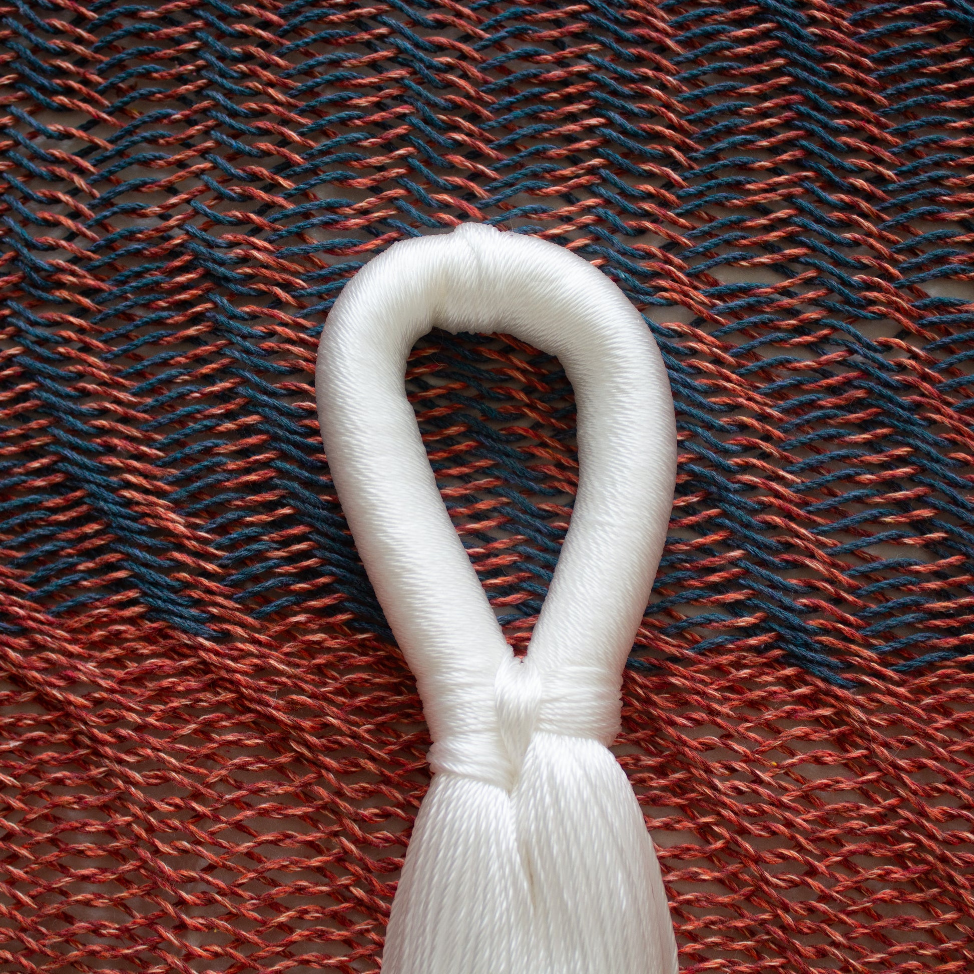 Hamaca Tradicional Algodón Premium King Size Azul-Naranja