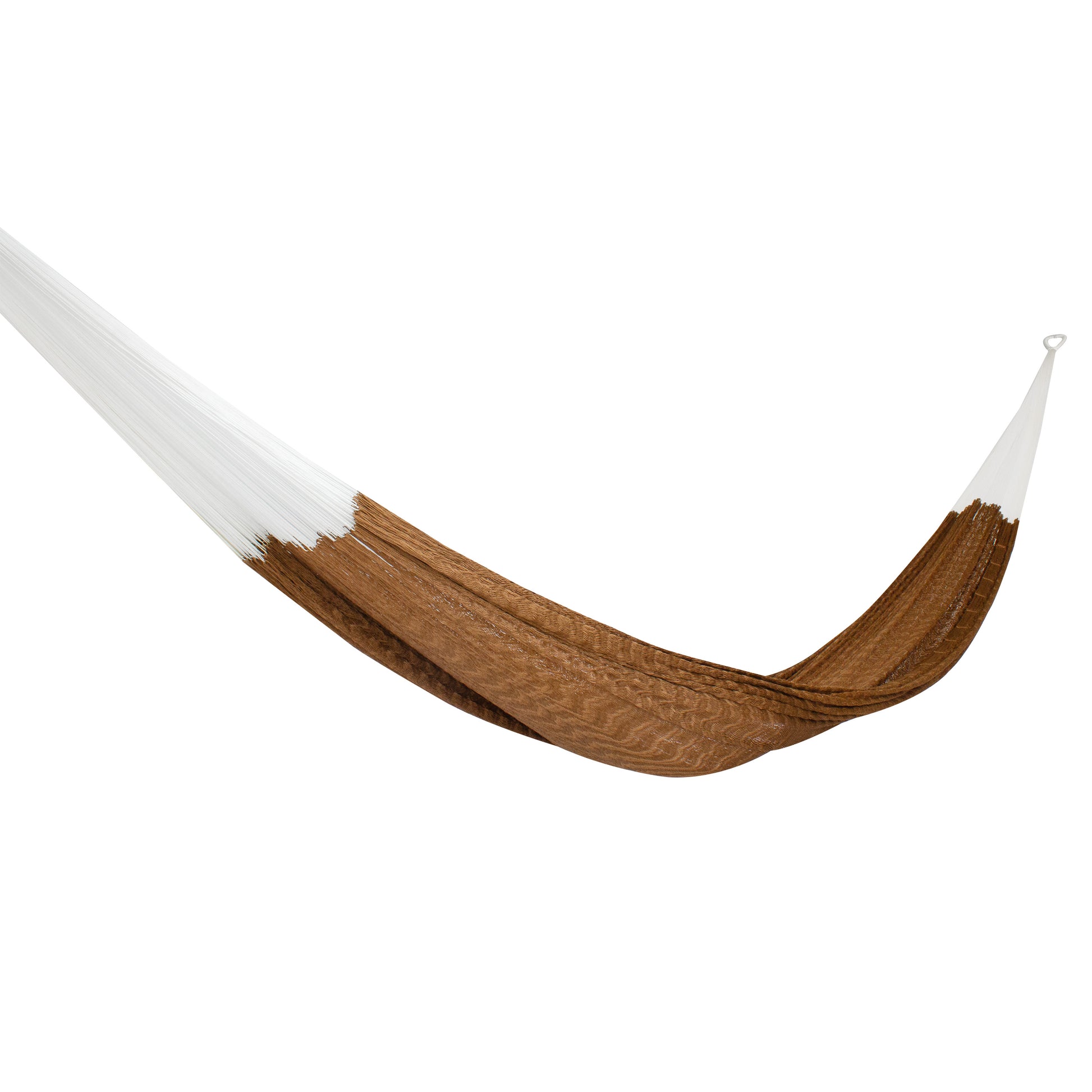 Hamaca Tradicional Matrimonial de Nylon Cobre-Blanco