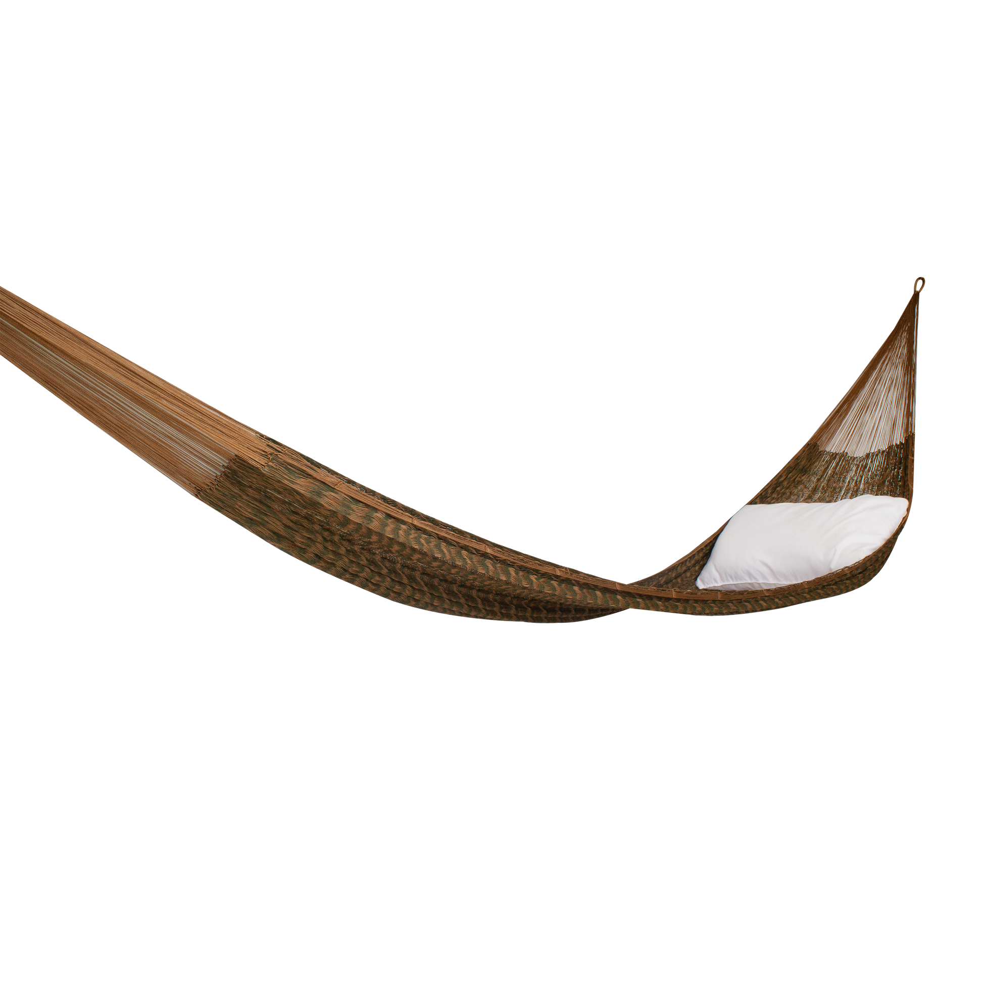 Hamaca Tradicional Individual de Nylon Cobre-Verde