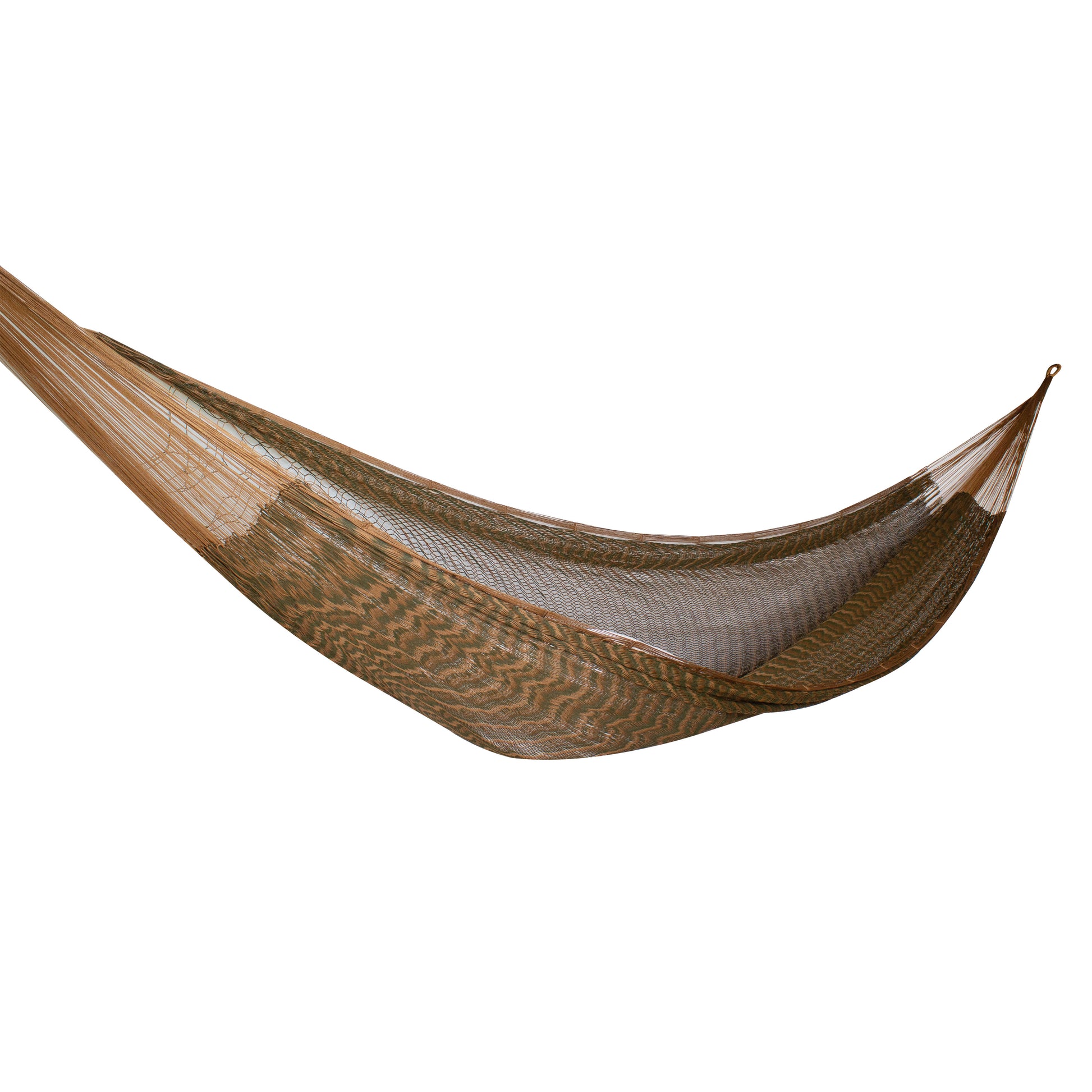 Hamaca Tradicional Individual de Nylon Cobre-Verde