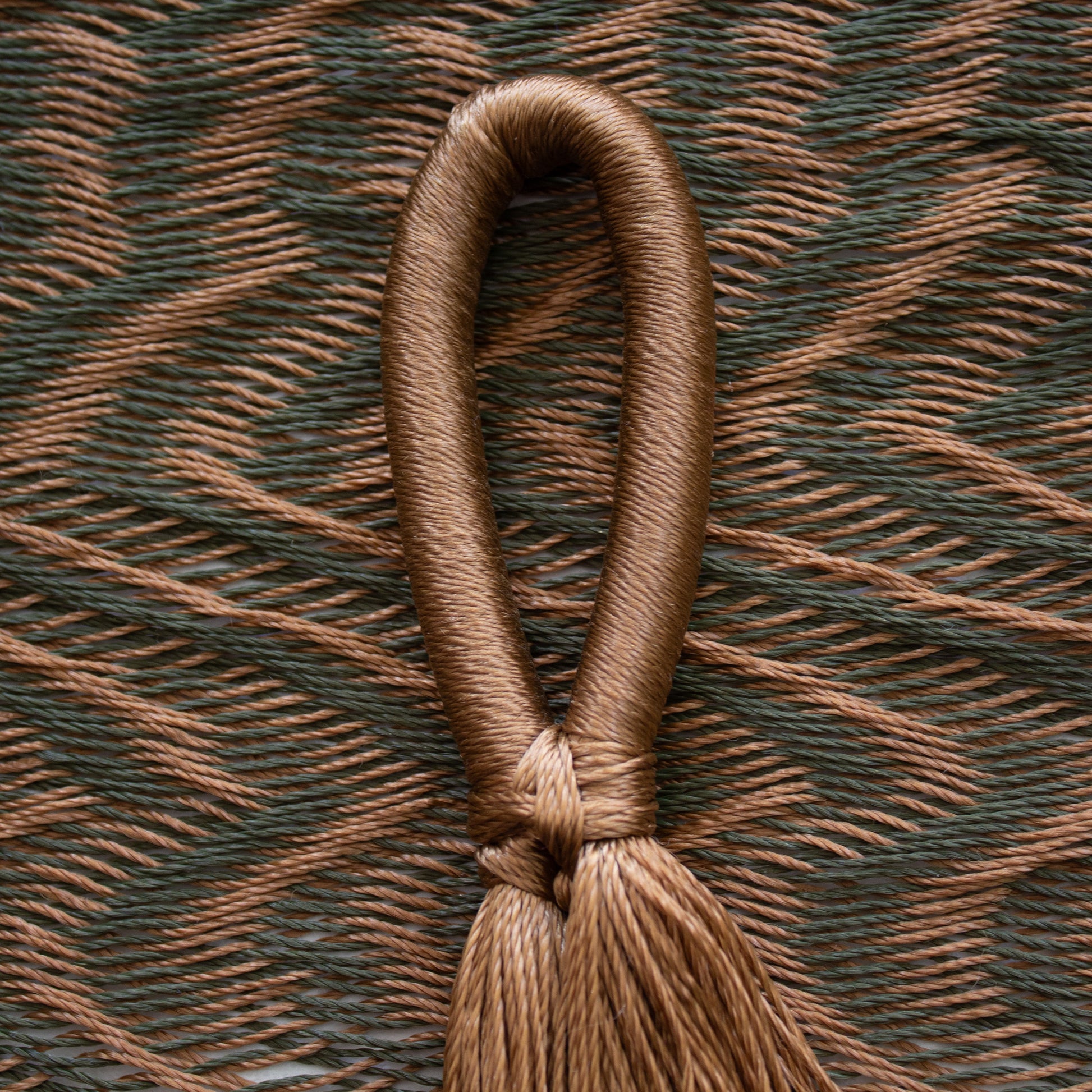 Hamaca Tradicional Individual de Nylon Cobre-Verde
