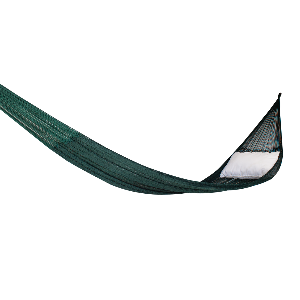 Hamaca Tradicional Individual de Nylon Verde
