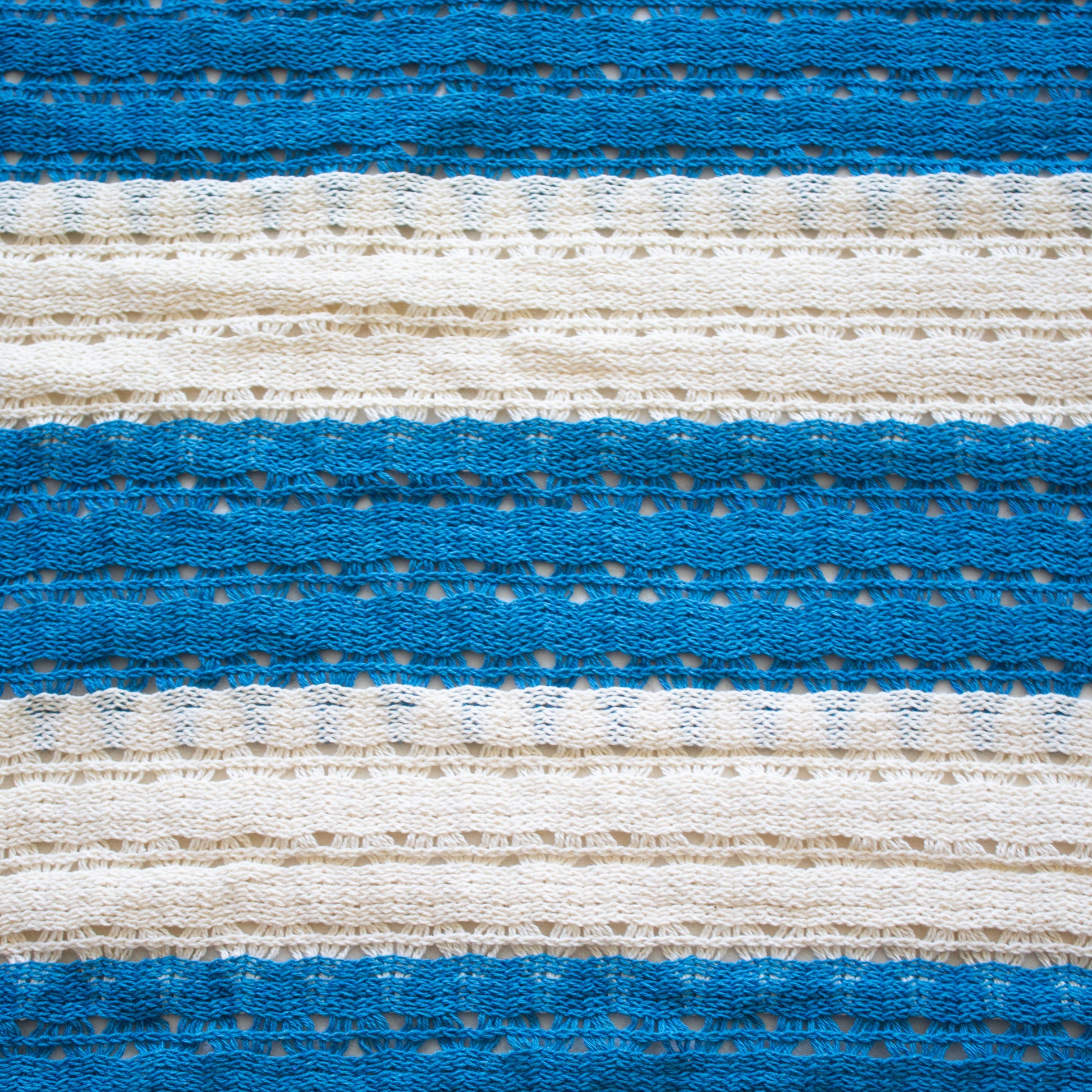 Hamaca de Tela Algodón Turquesa - Natural Chica