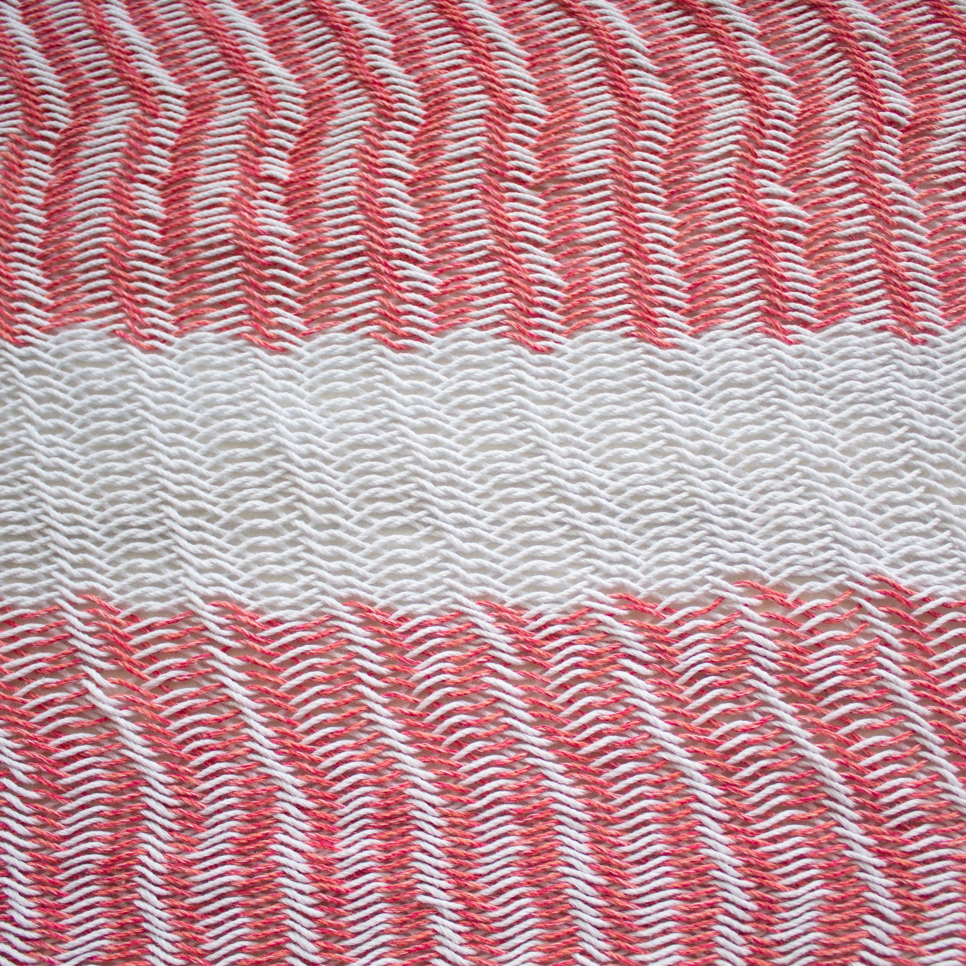 Hamaca Tradicional Algodón Premium King Size Rosa/ Blanco