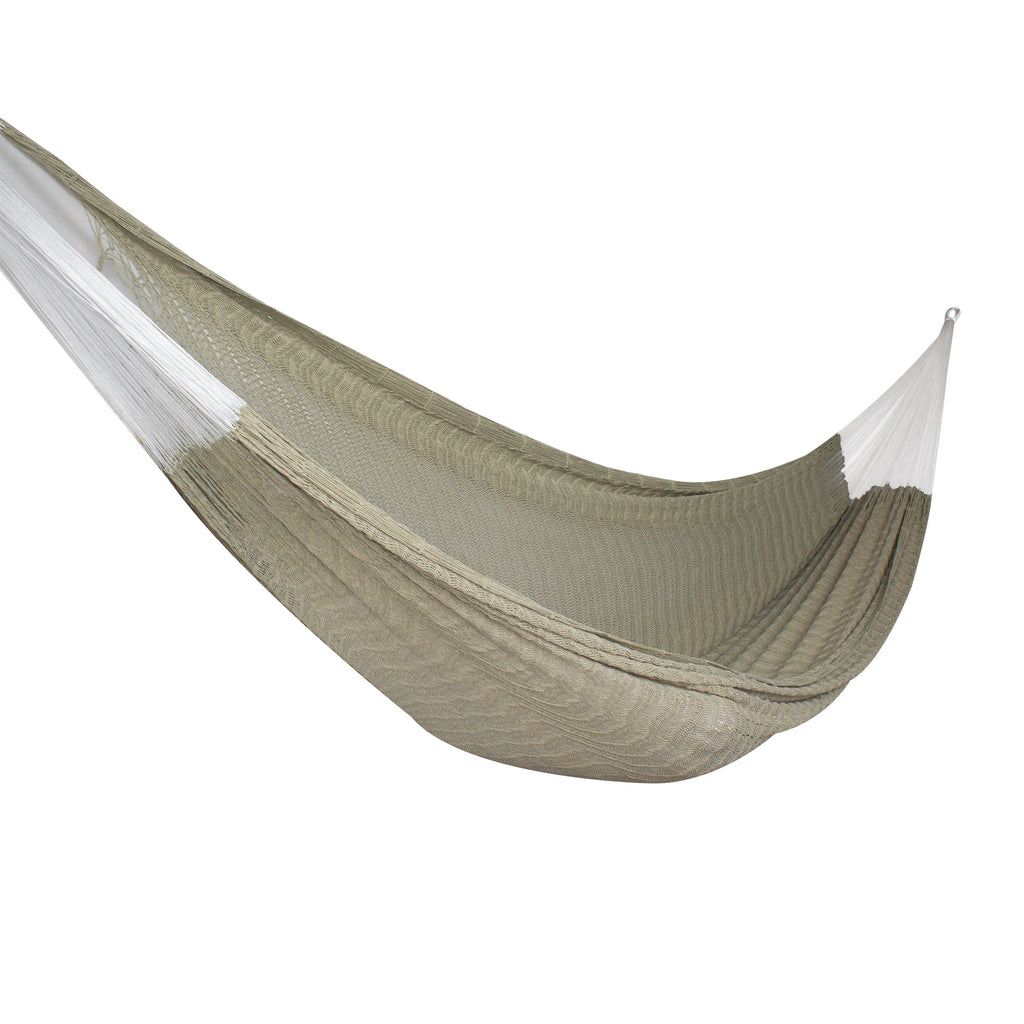 Hamaca Tradicional Premium Matrimonial Gris Bajo