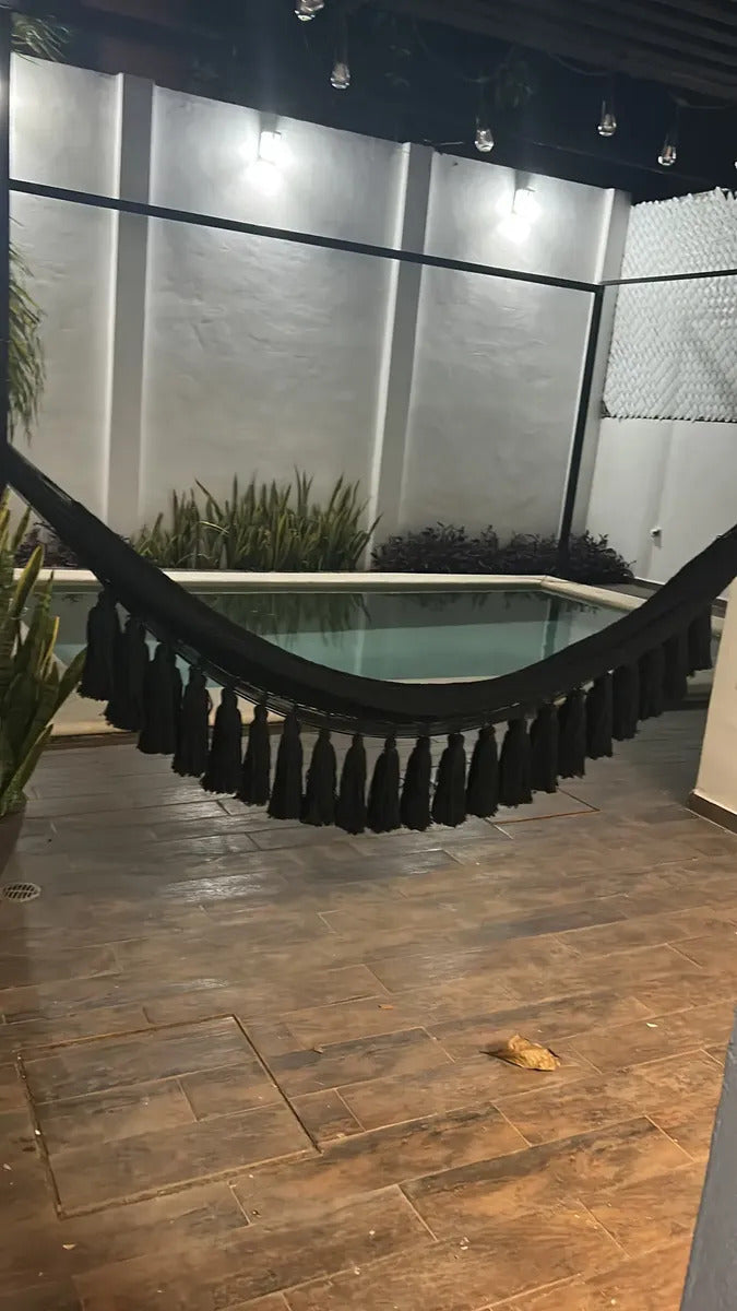 Hamaca Glam Negra Estándar