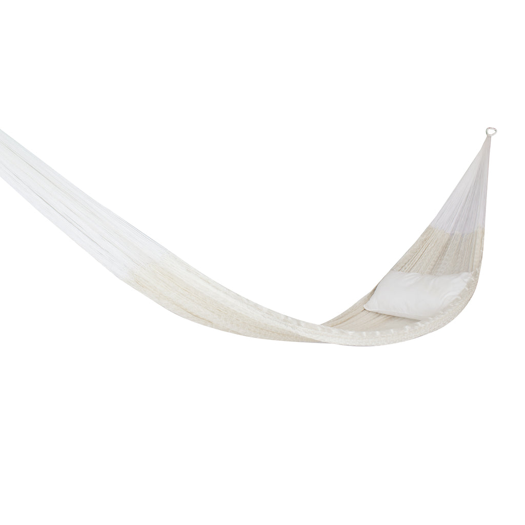 Hamaca Tradicional de Nylon Blanco King Size