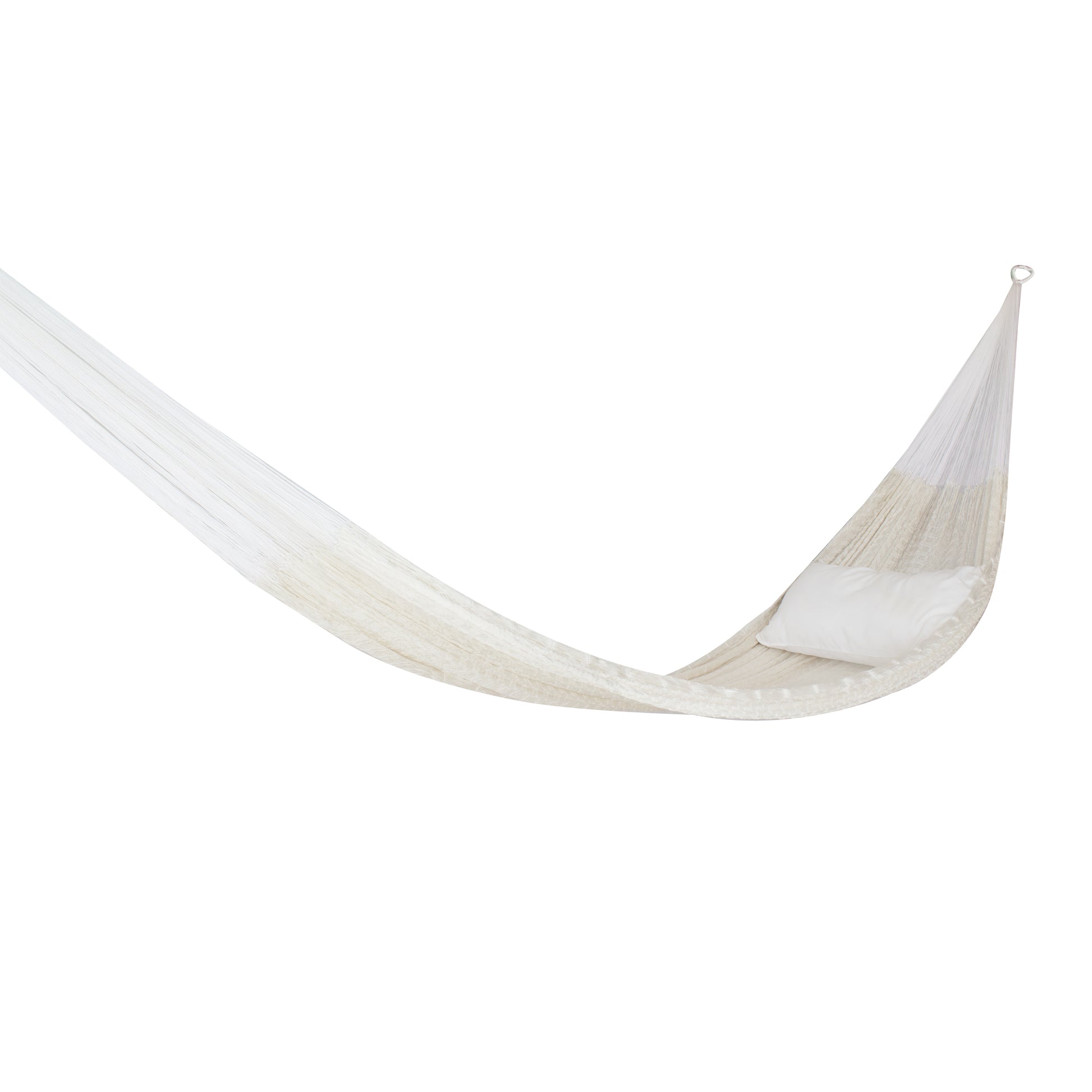 Hamaca Tradicional de Nylon Blanco King Size