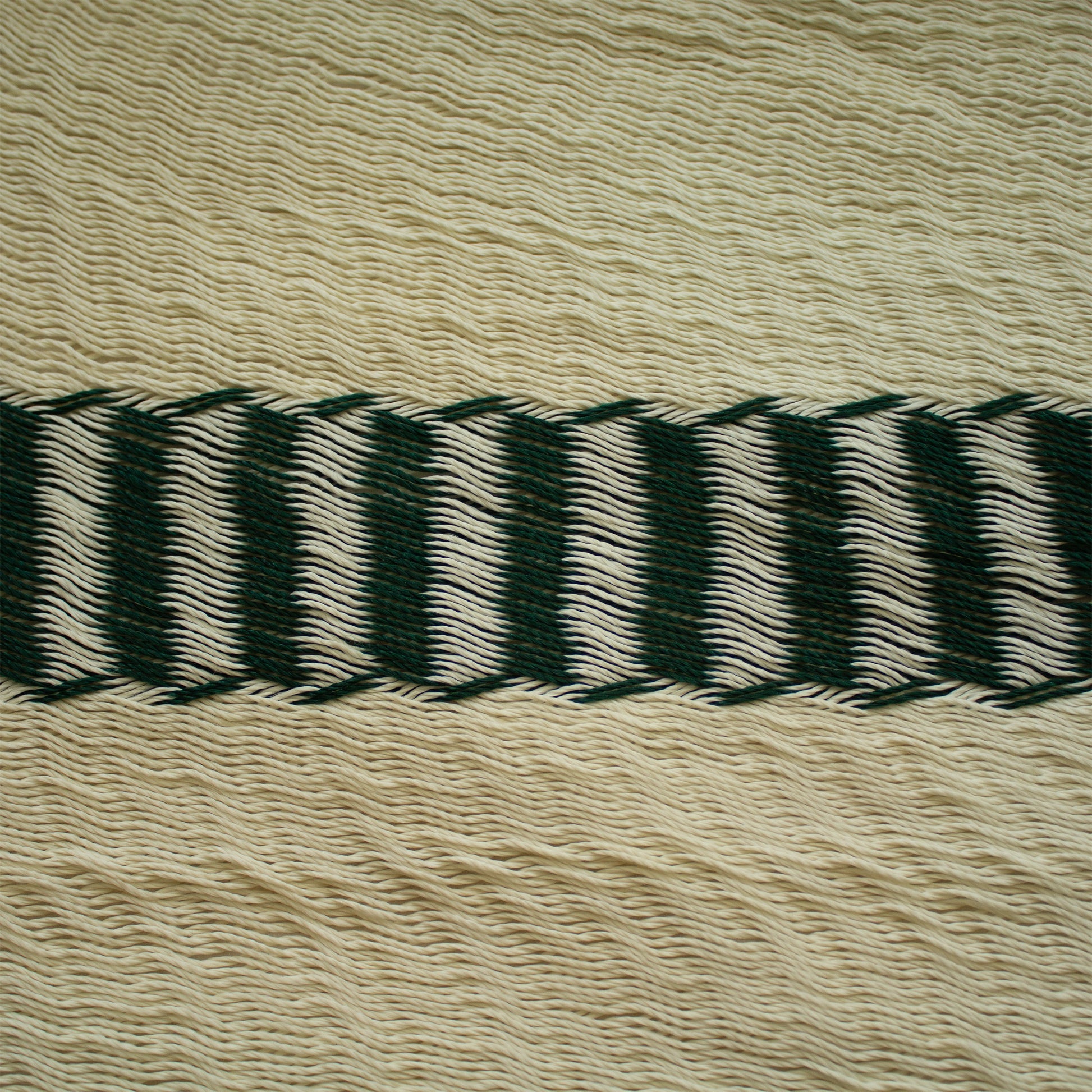 Hamaca Doble Tejido Nylon Matrimonial Natural- Verde