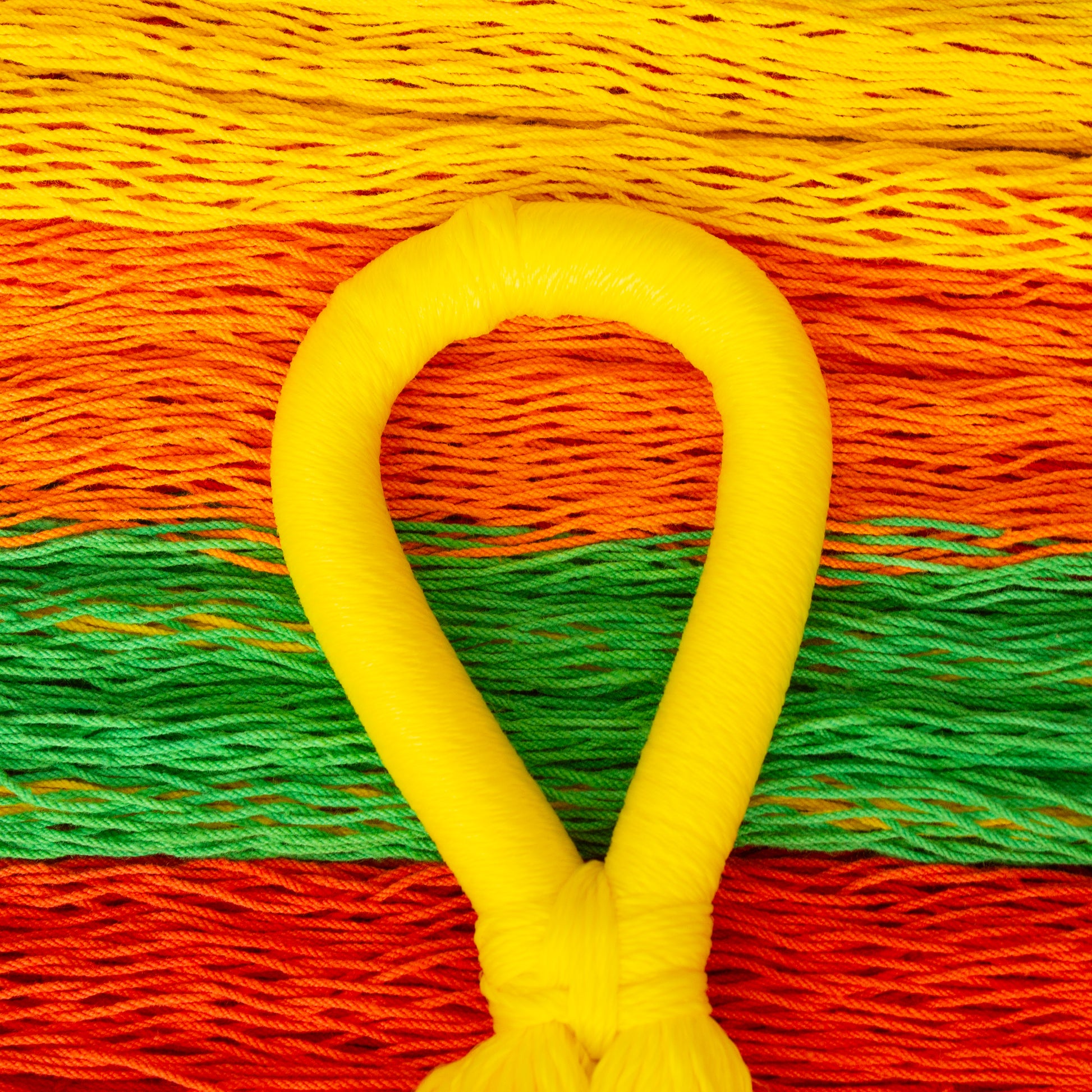 Hamaca Tradicional Matrimonial de Algodón Colorina