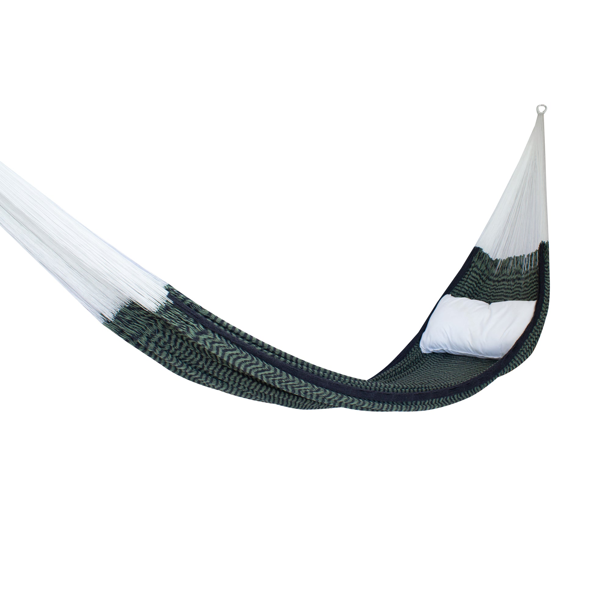 Hamaca Tradicional Premium King Verde-Negro