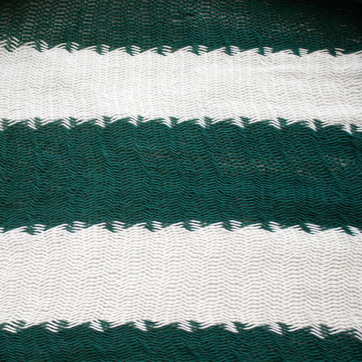Hamaca Tradicional Premium King Size Blanco-Verde