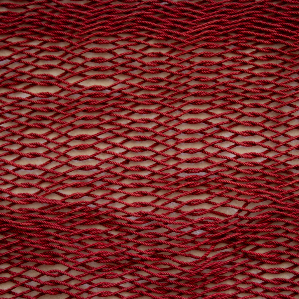Hamaca Tradicional de Algodón Rojo vino King Size