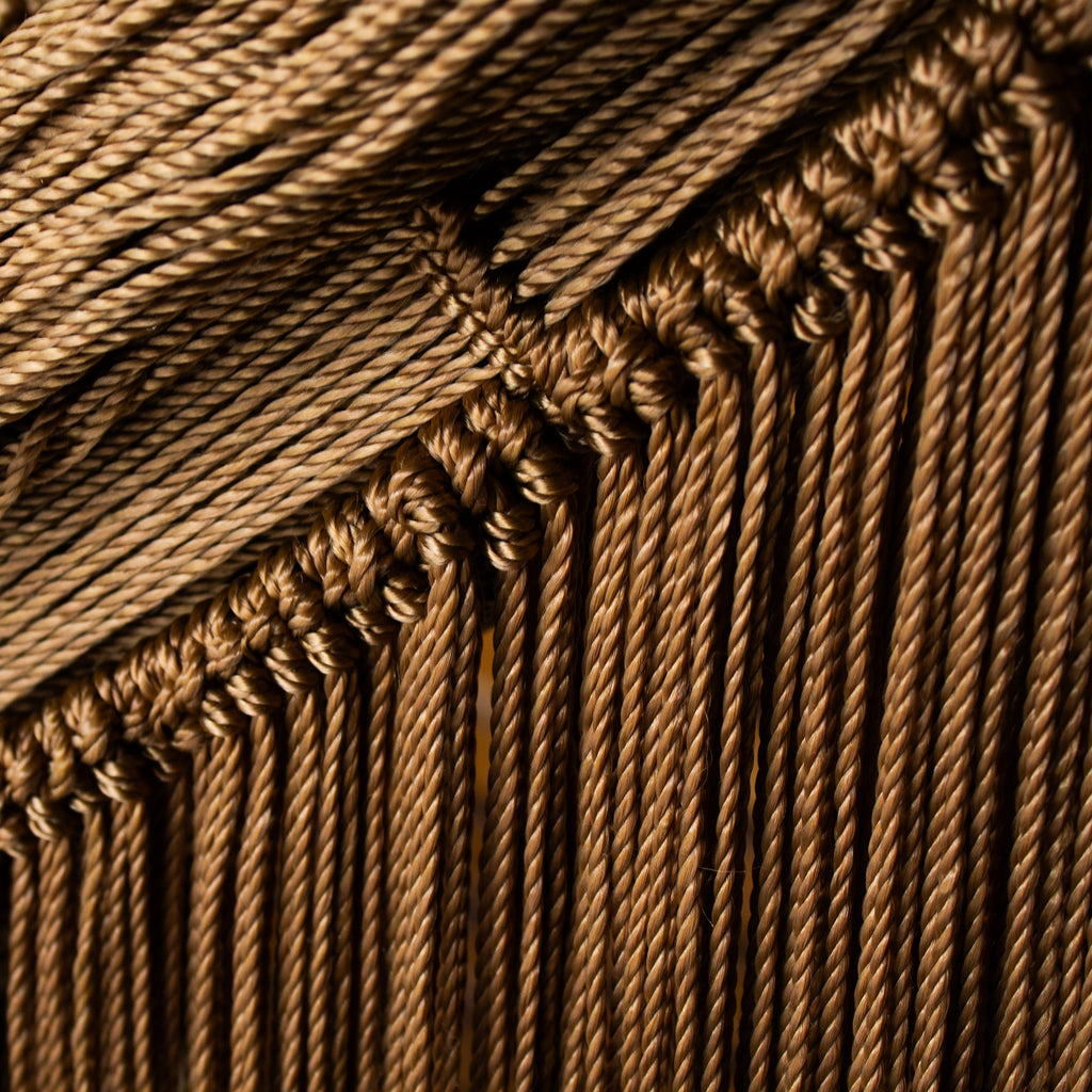 Hamaca Fashion con Flecos Cobre Nylon Estándar