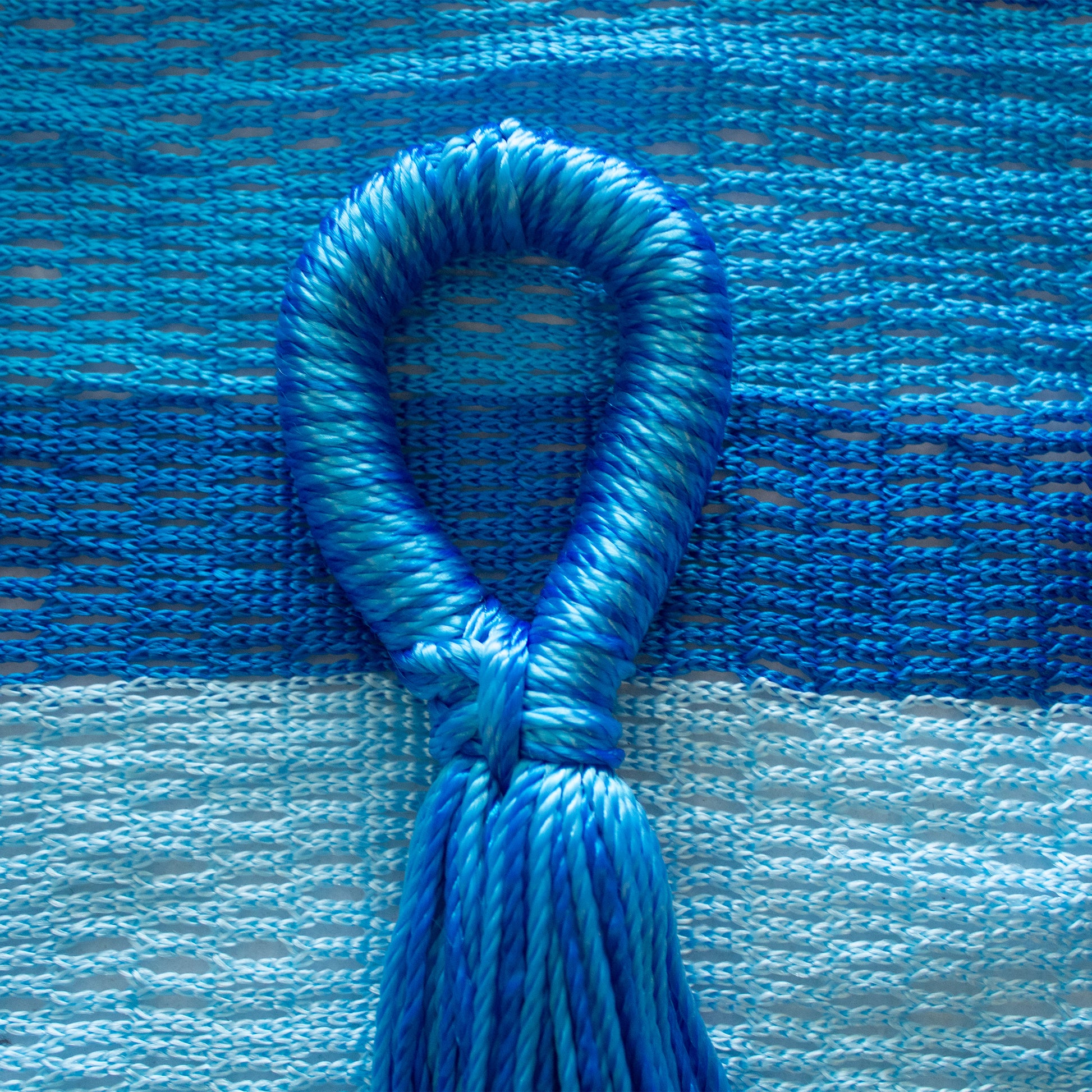 Hamaca Cenote Nylon Azules Estándar