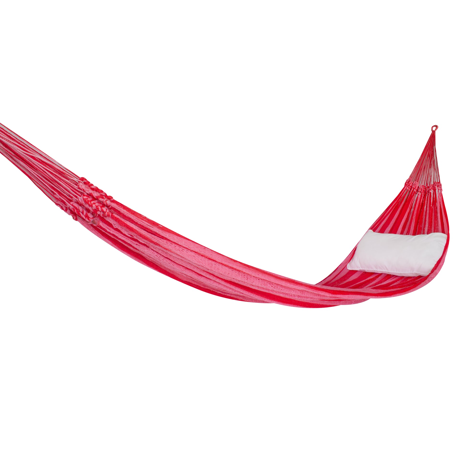 Hamaca Cenote Nylon Rojo-Rosa Estándar