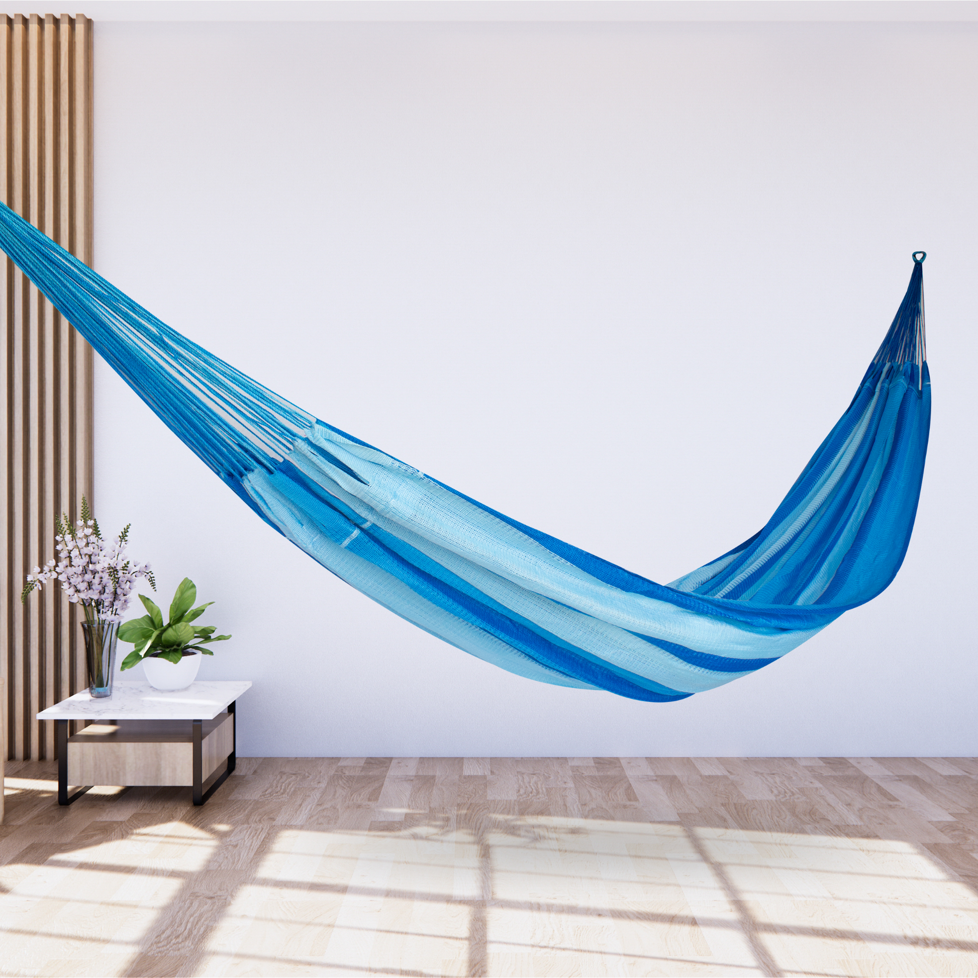 Hamaca de Tela Nylon Azules Estándar