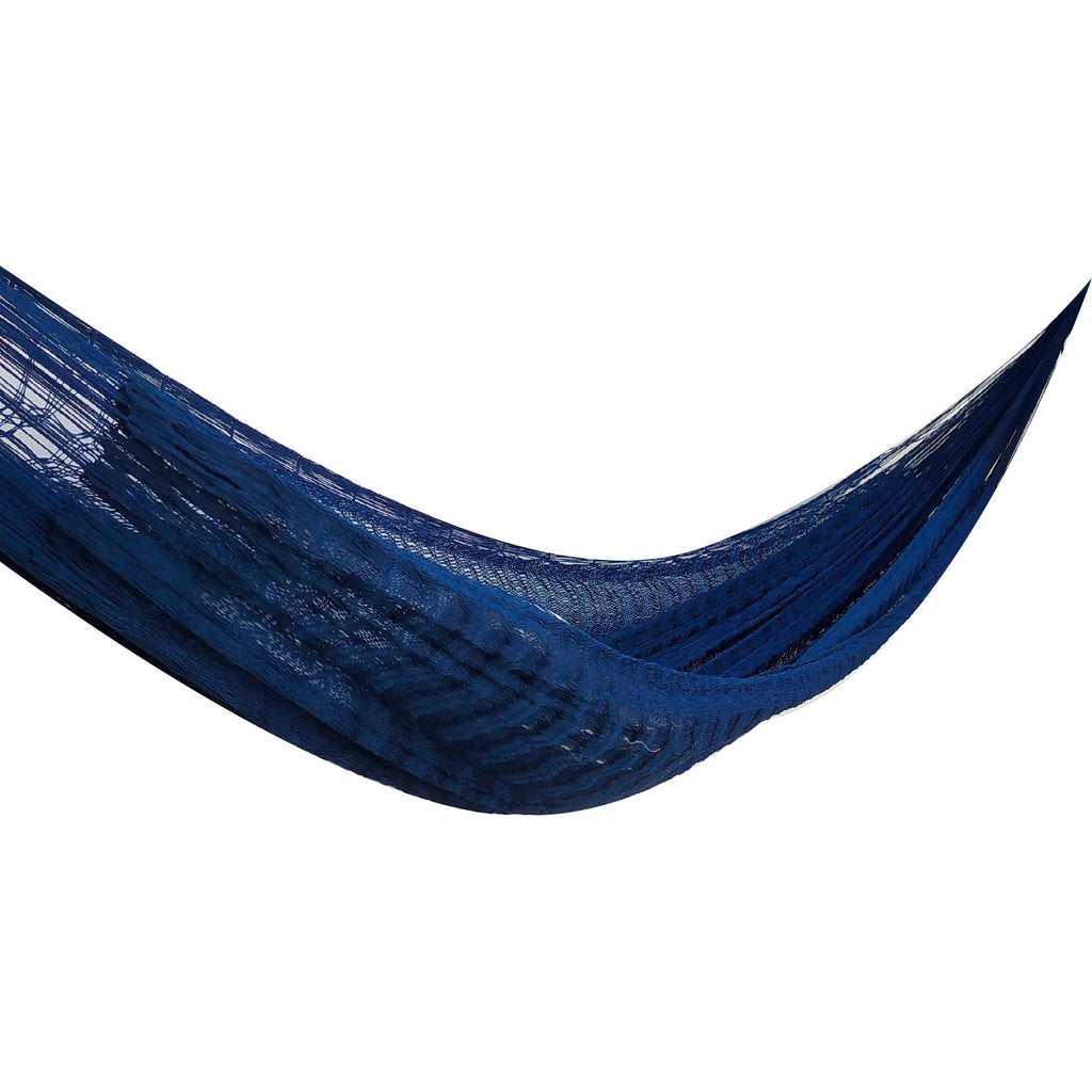 Hamaca Tradicional Matrimonial de Algodón Azul Marino