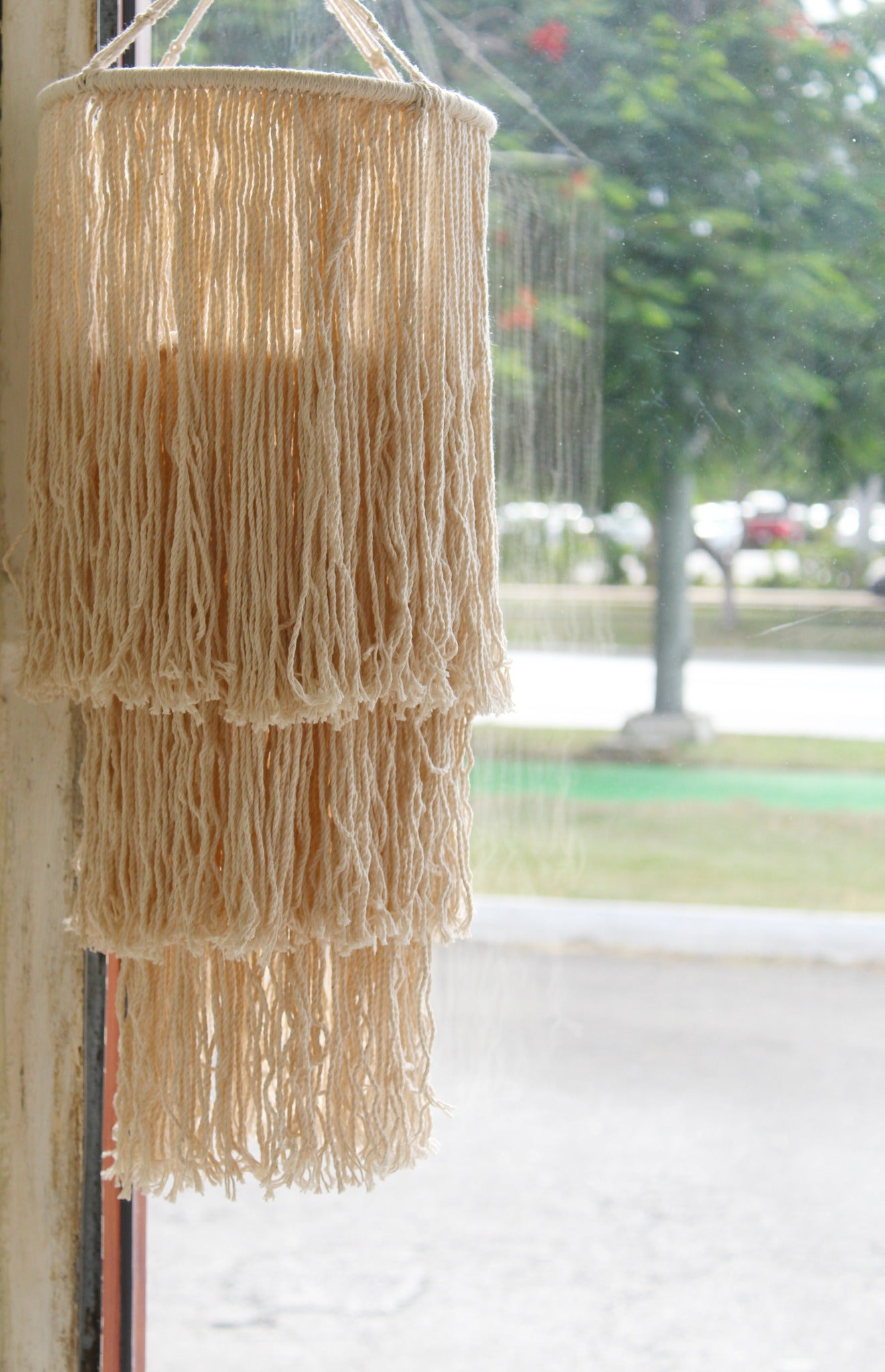 Lámpara Lianas Natural Macramé