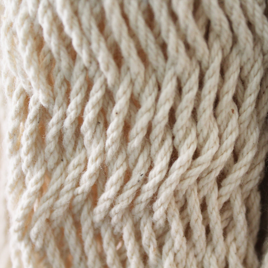 Hamaca Lianas Natural de Flecos Negros Estándar