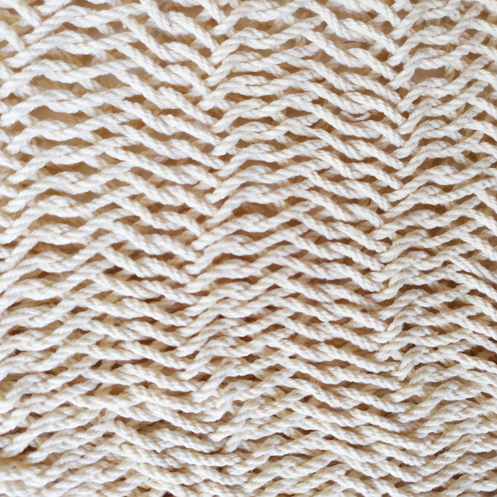 Hamaca Marquesa con Macramé Natural Estándar
