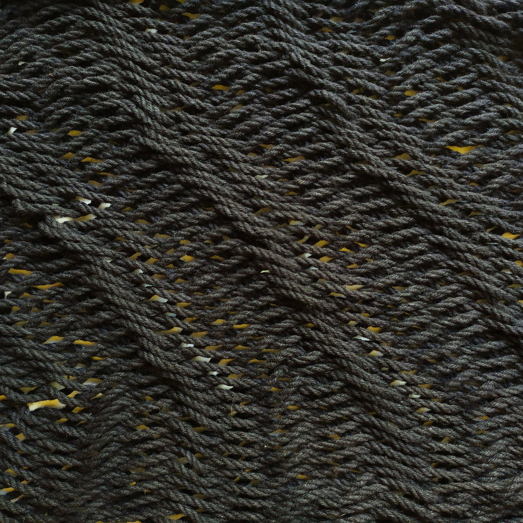 Hamaca Marquesa con Macramé Negra Estándar