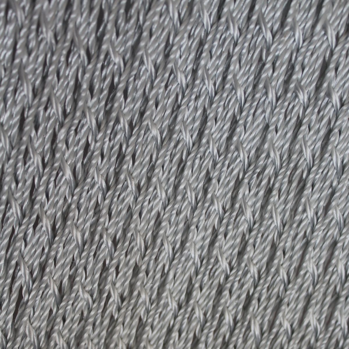 Silla Mecedora con Ganchillo Plata