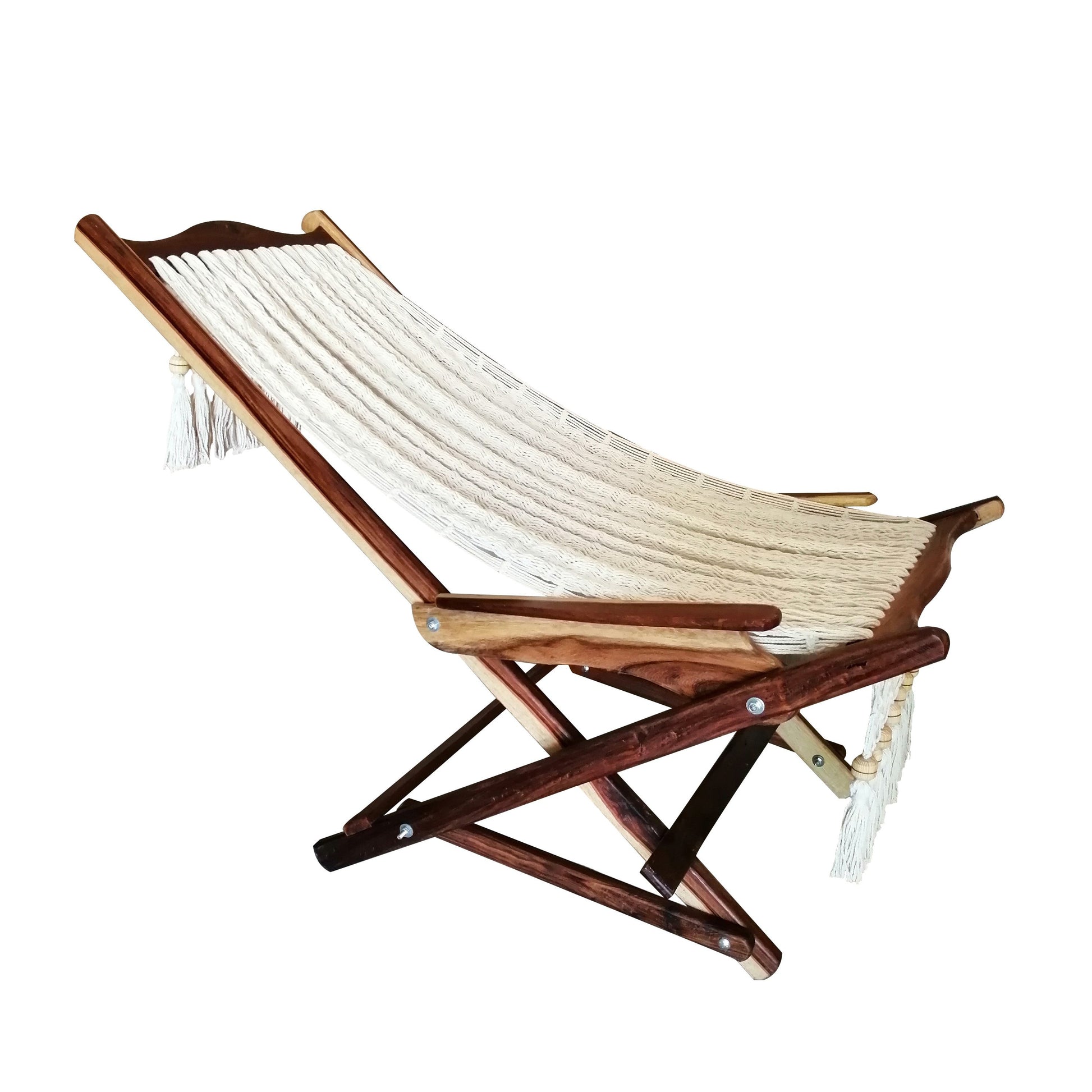 Silla Mecedora Natural con Baleros