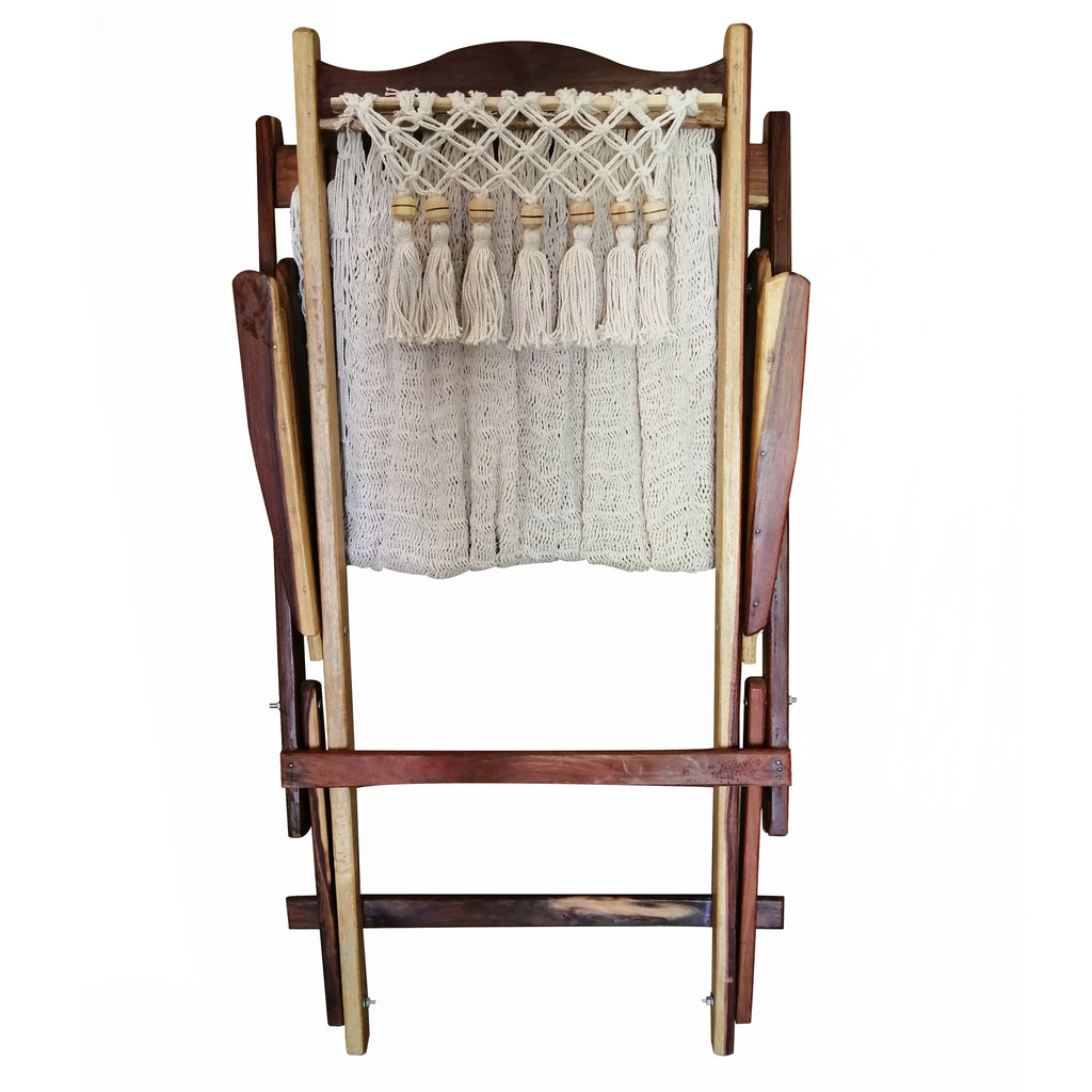 Silla Mecedora Natural con Baleros